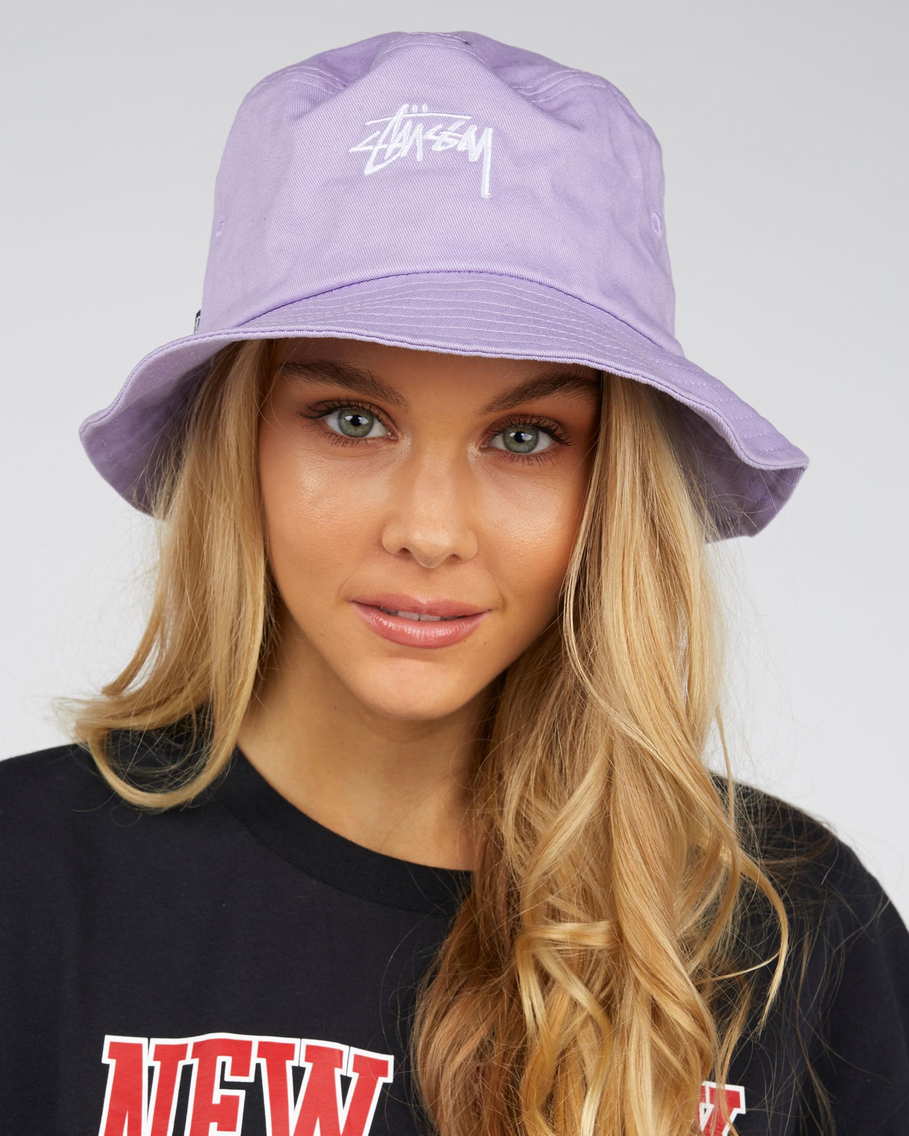 Stussy Stock Bucket Hat In Lavender Fast Shipping And Easy Returns City Beach Australia 4864