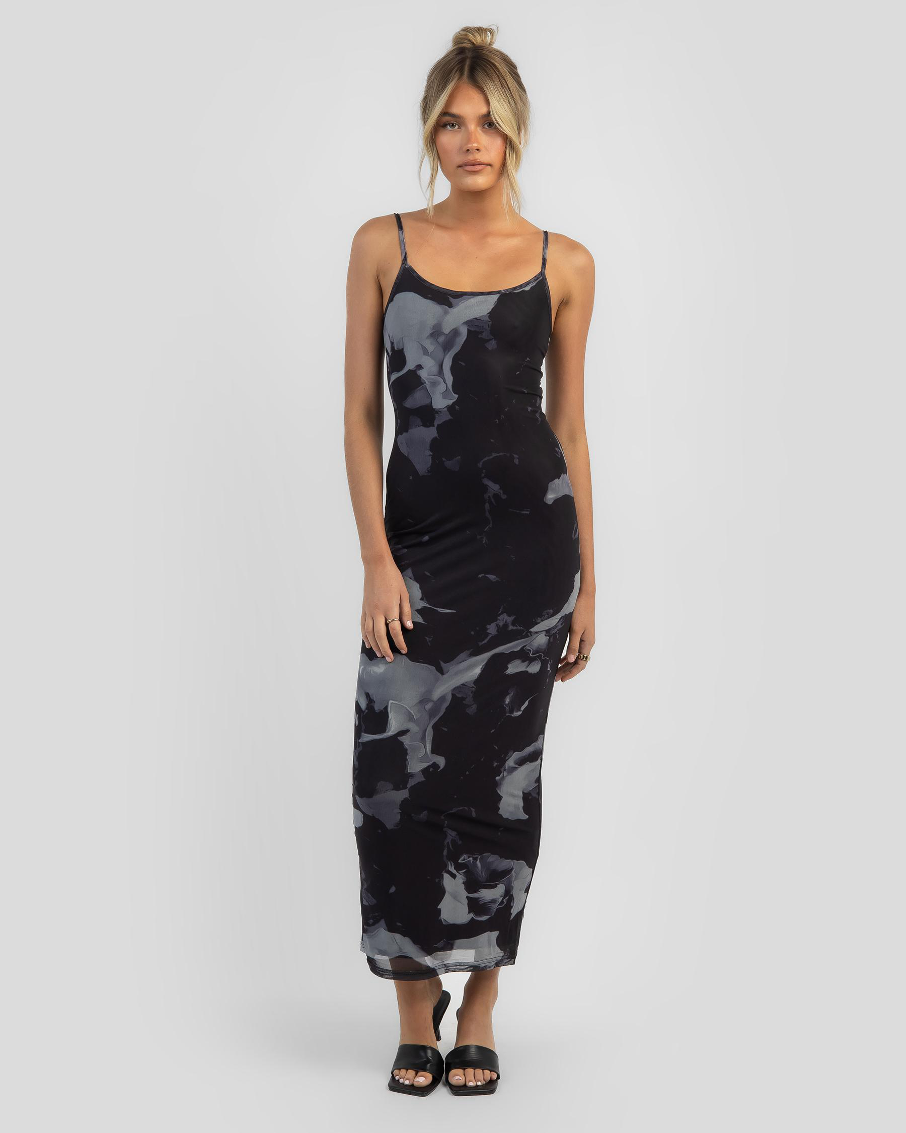 Ava And Ever Vance Maxi Dress In Black/grey | City Beach Australia