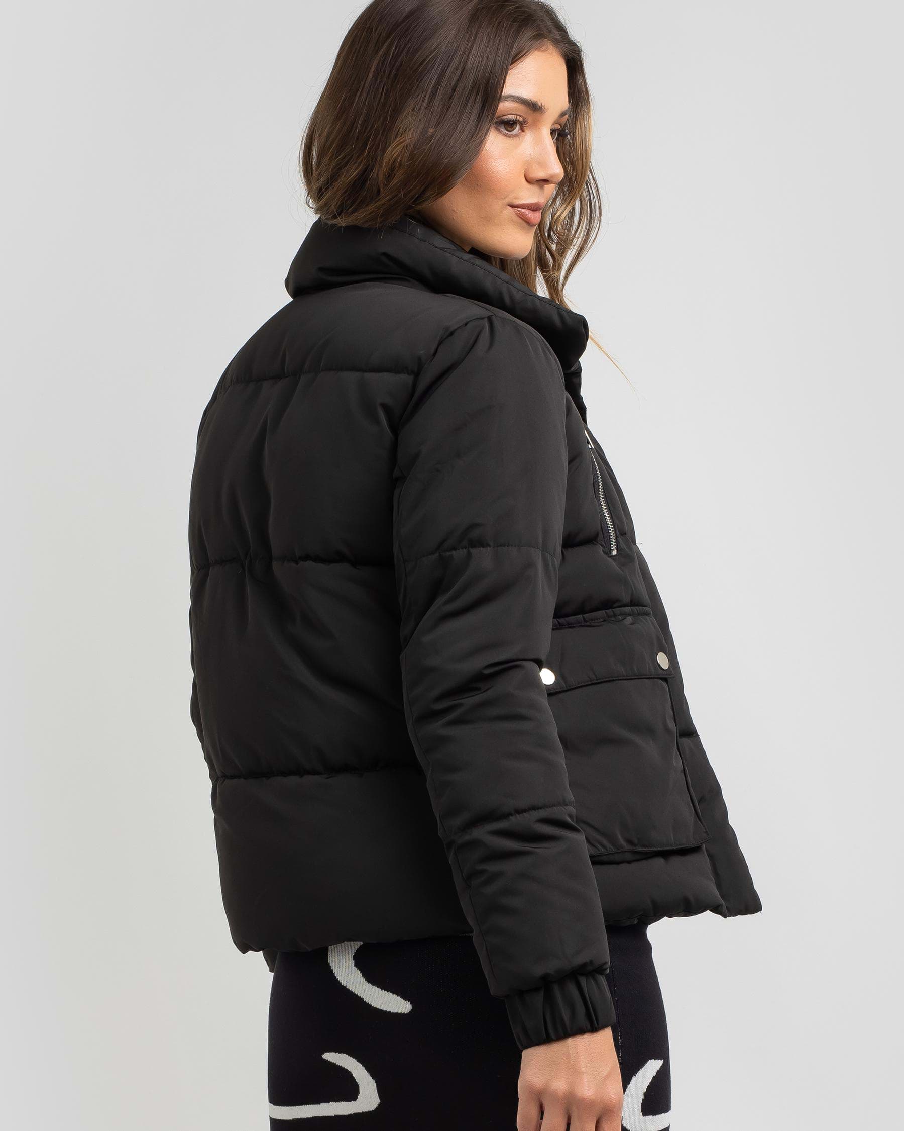 Shop Used Skye Puffer Jacket In Black - Fast Shipping & Easy Returns ...