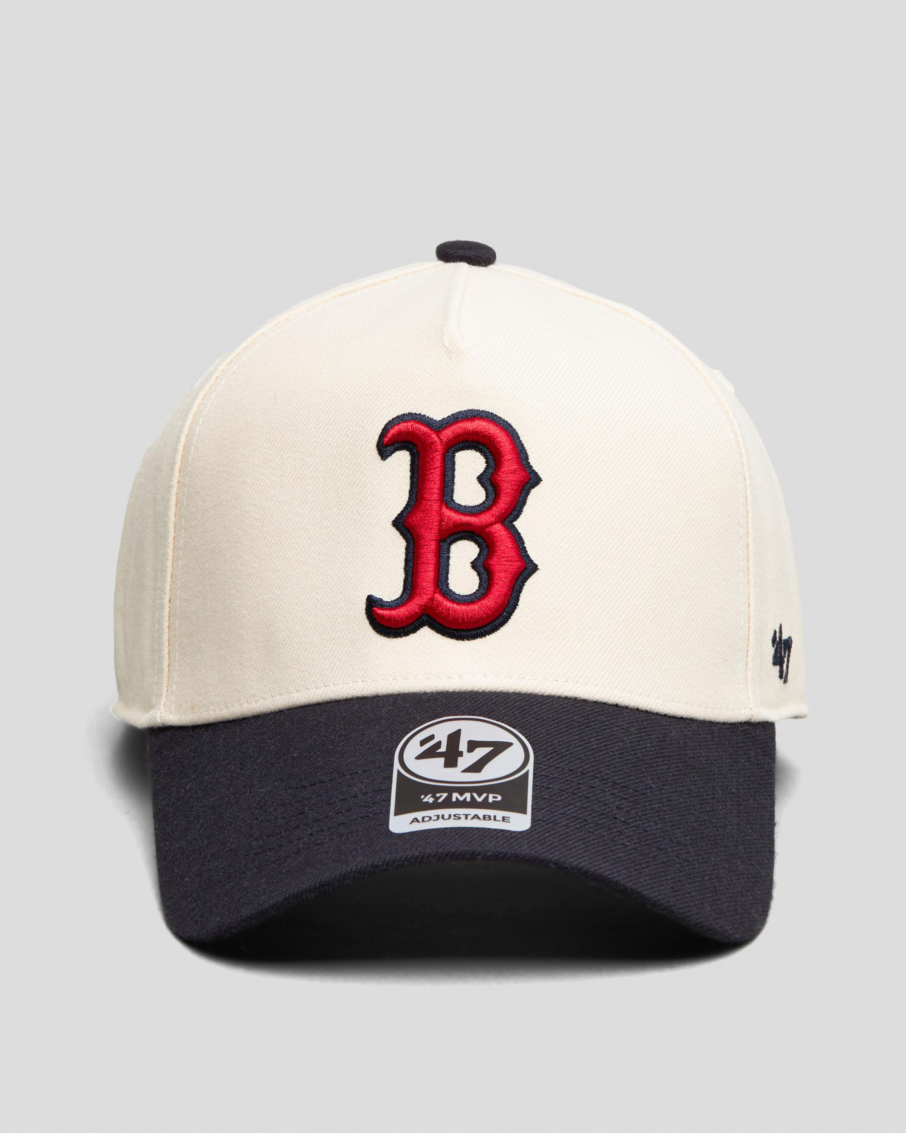 Strapback Boston Red Sox Cap Navy Wool - 47 Brand Reference