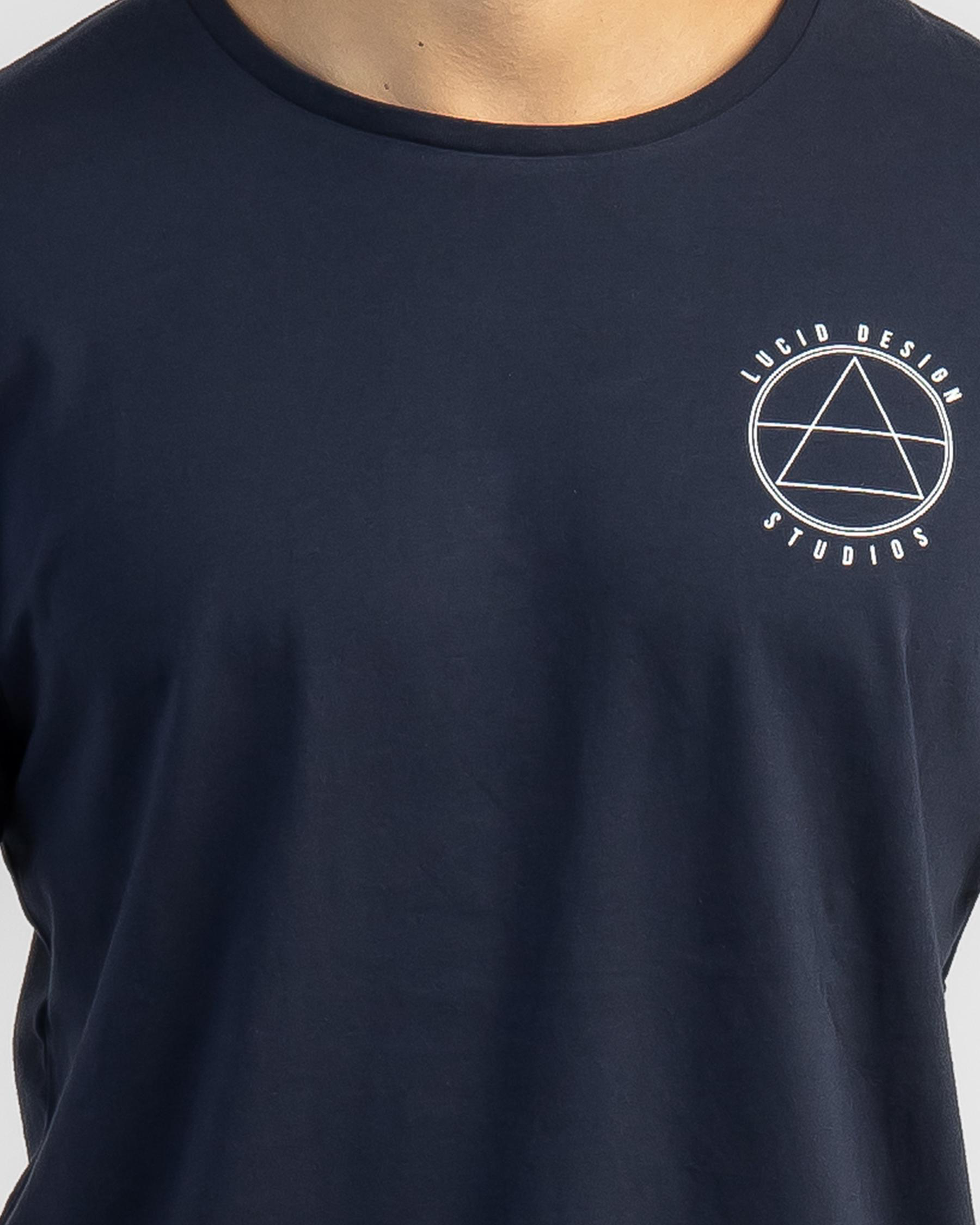 Shop Lucid Orbital T-Shirt In Navy - Fast Shipping & Easy Returns ...