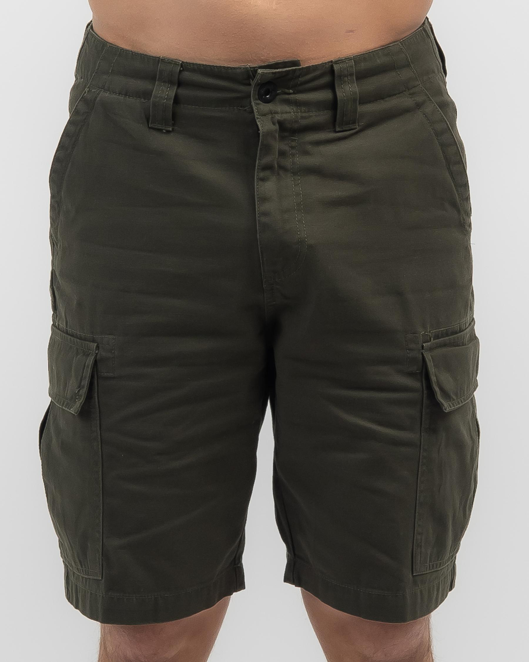 Billabong Combat Cargo Shorts In Military - Fast Shipping & Easy ...