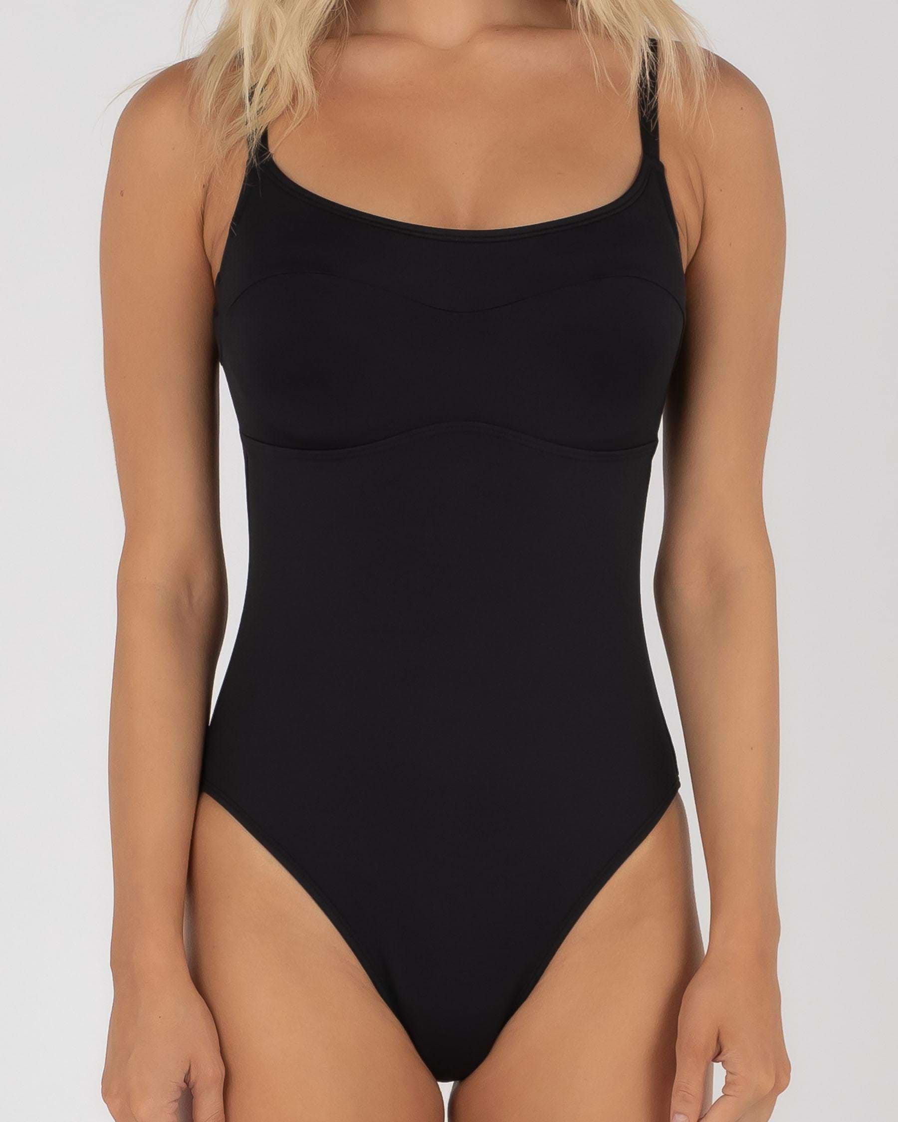 Shop Billabong Sol Searcher One Piece Swimsuit In Black Fast Shipping Easy Returns City