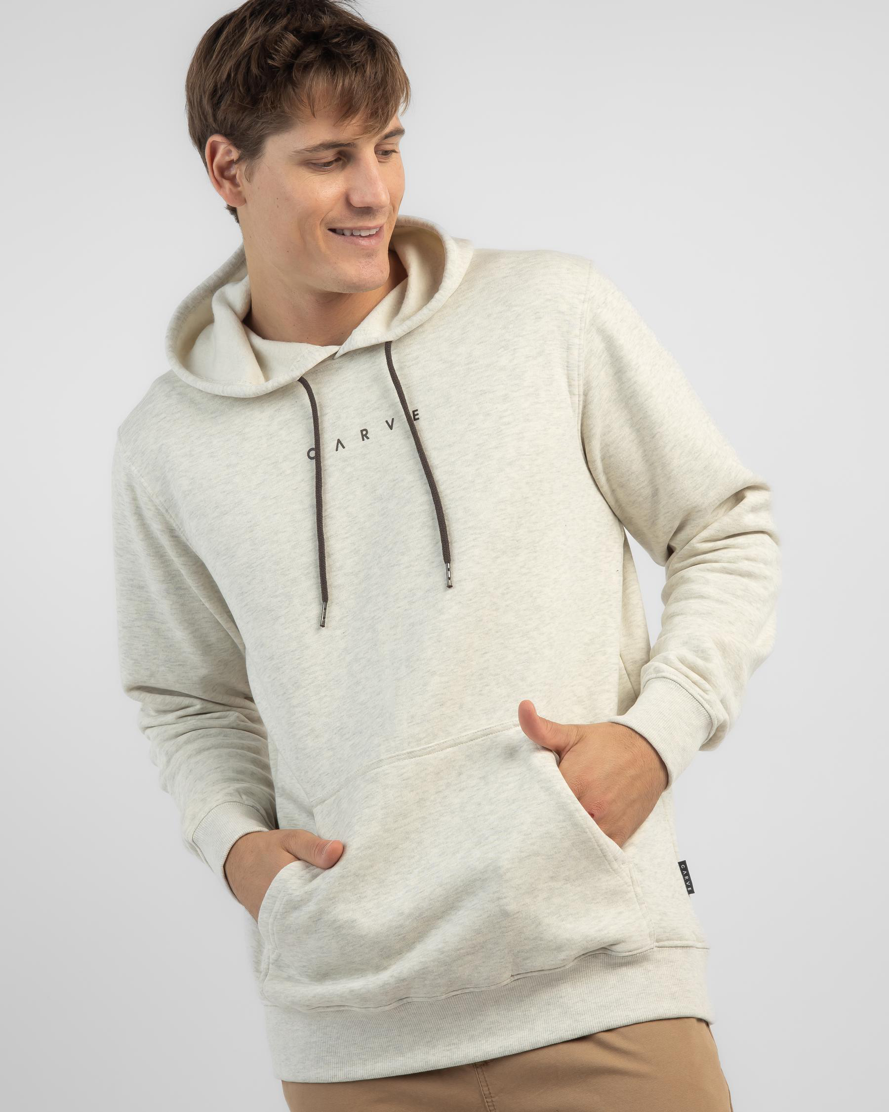 Shop Carve Hubba-Hubba Hoodie In Oat Marle - Fast Shipping & Easy ...