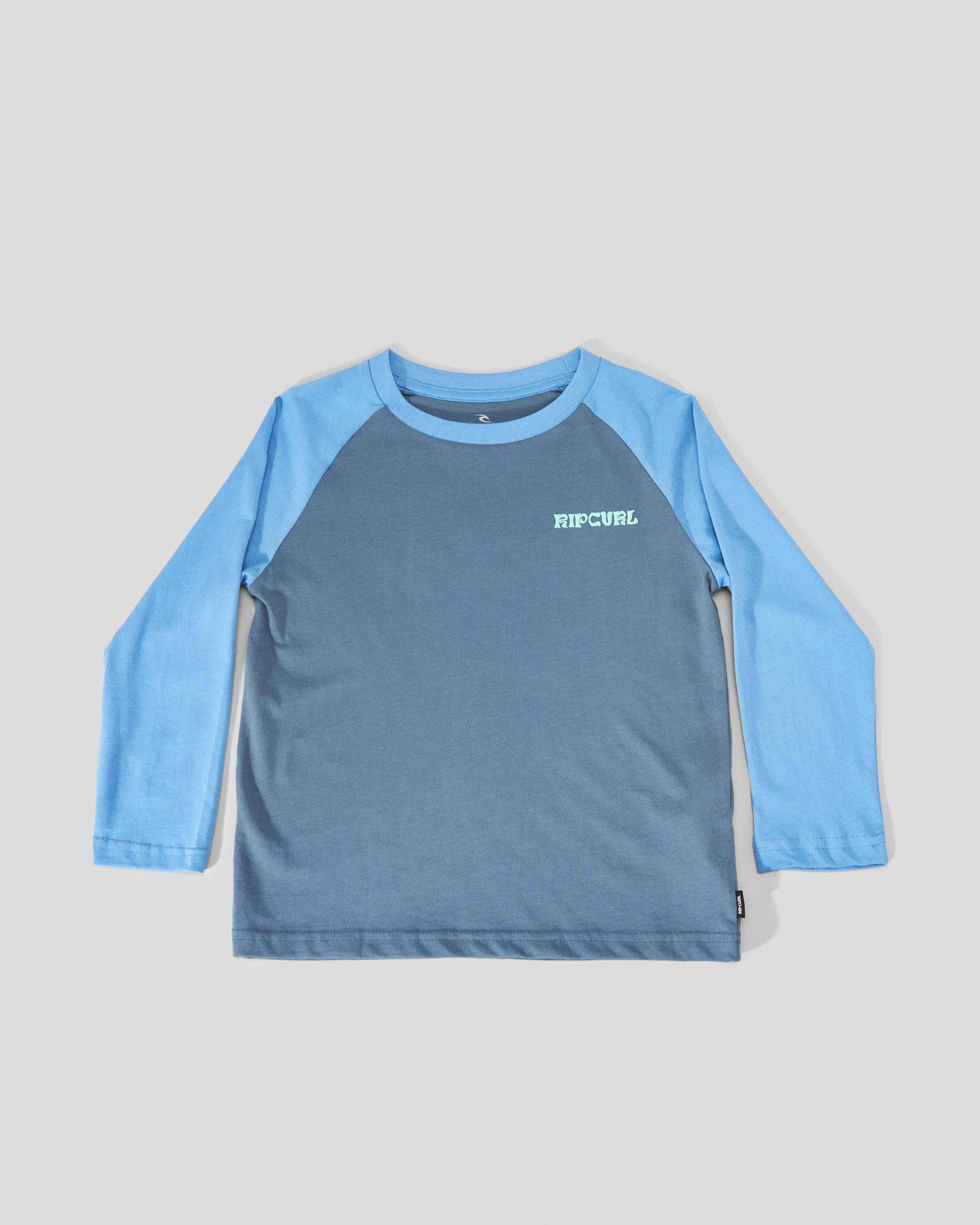 Shop Rip Curl Toddlers' Mystic Waves Long Sleeve T-Shirt In Vintage ...