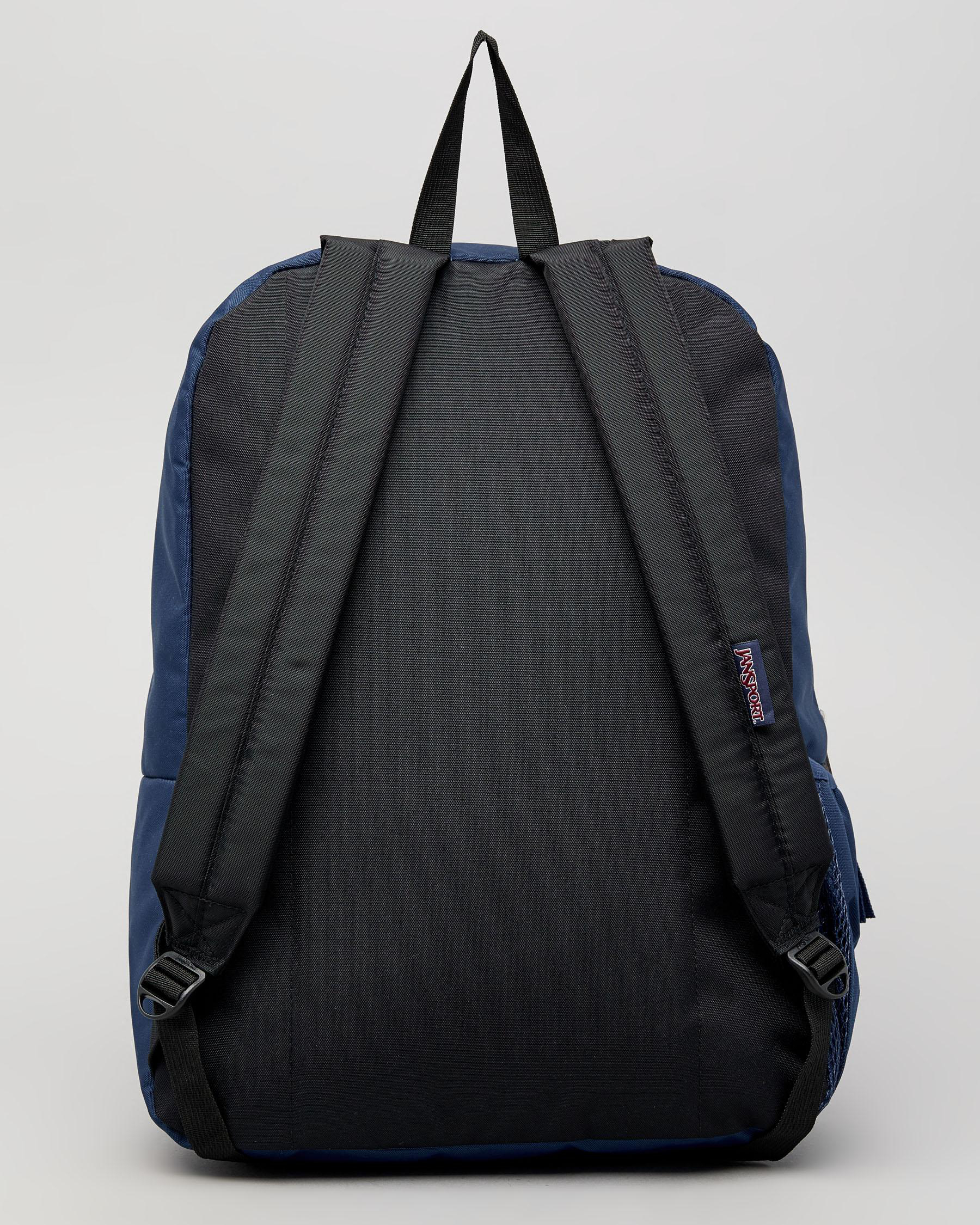 Shop JanSport Cross Town Backpack In Navy - Fast Shipping & Easy ...