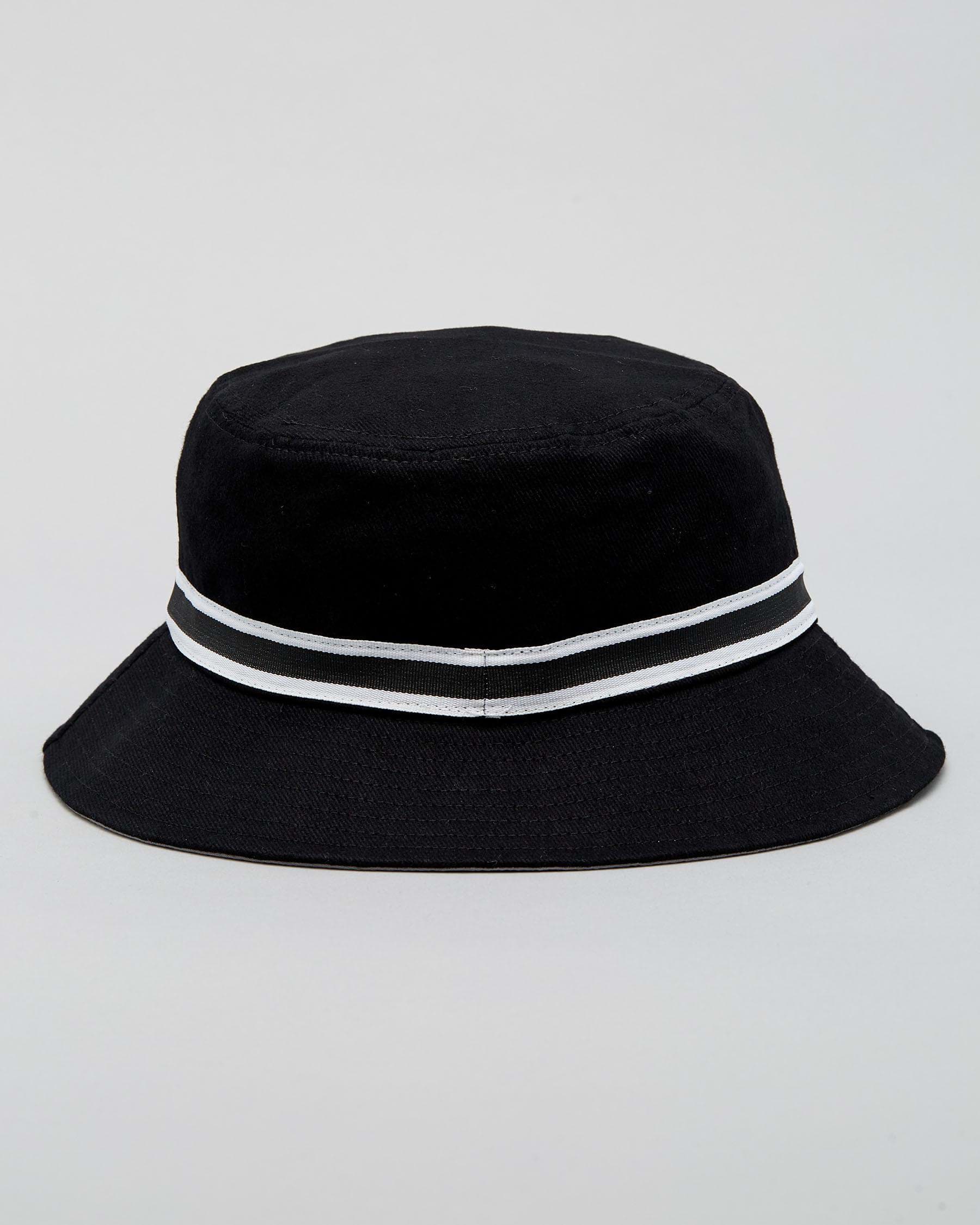 Shop Sparta Sundown Bucket Hat In Black/grey - Fast Shipping & Easy ...