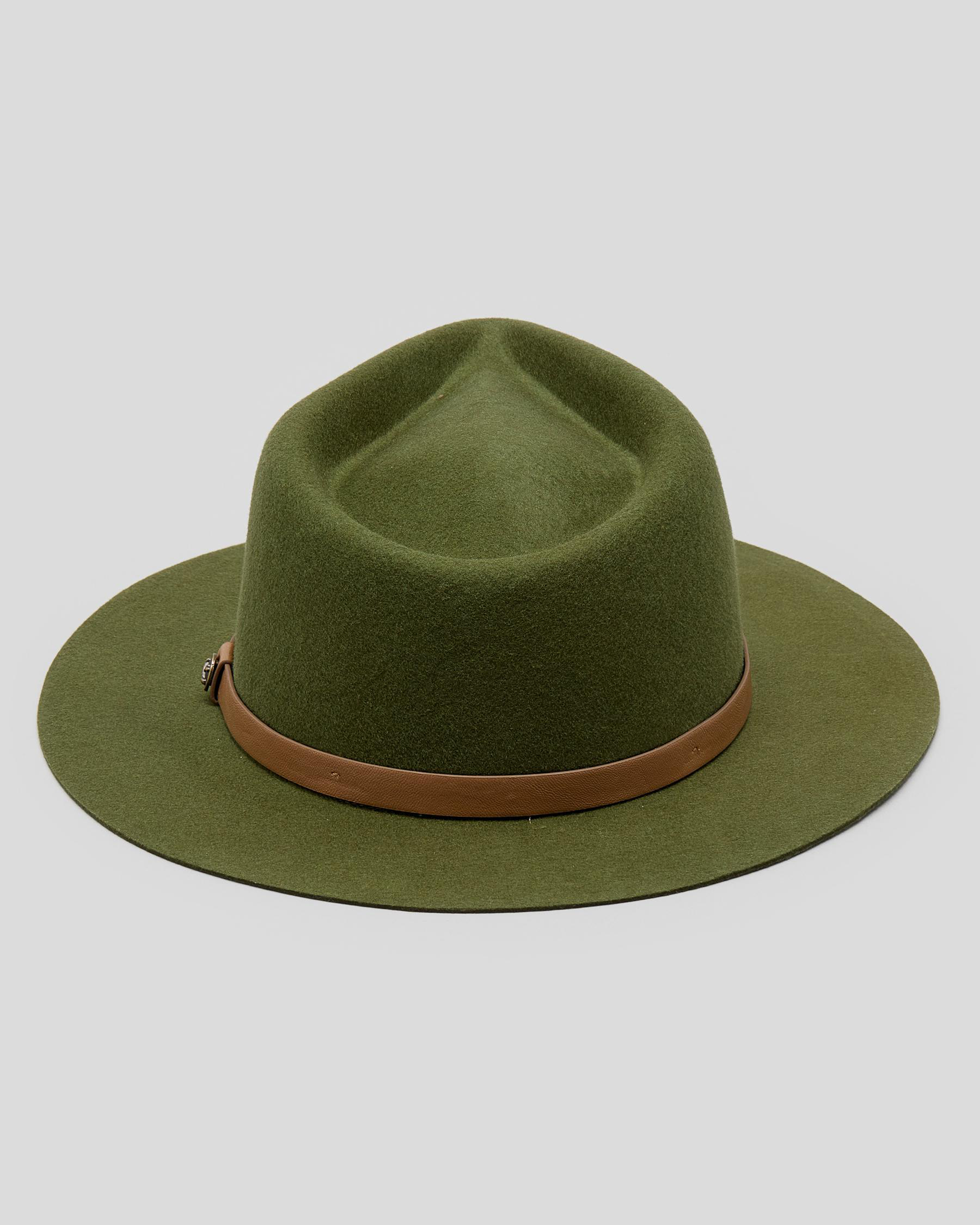 Shop Billy Bones Club Greened Out Felt Hat In Green - Fast Shipping ...