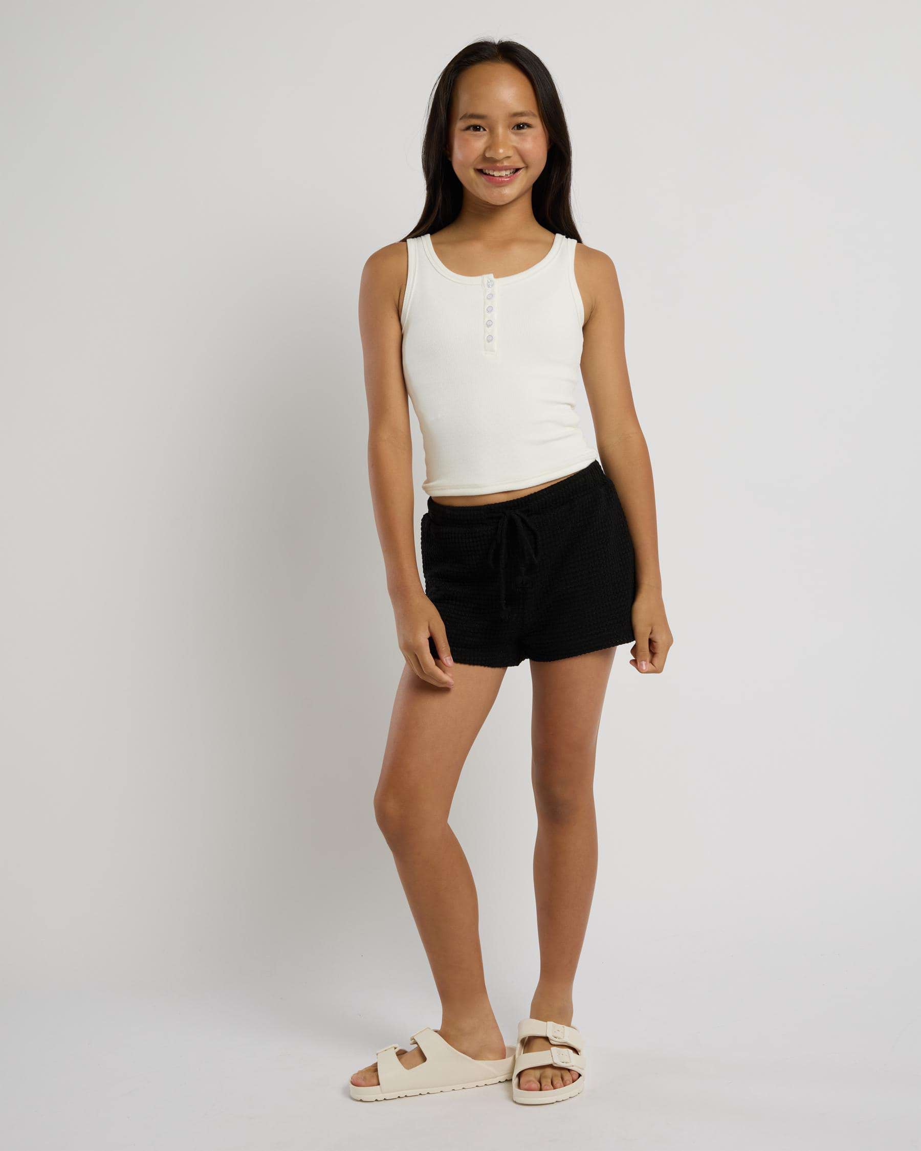 Mooloola Girls' Ricky Shorts In Black - Fast Shipping & Easy Returns ...