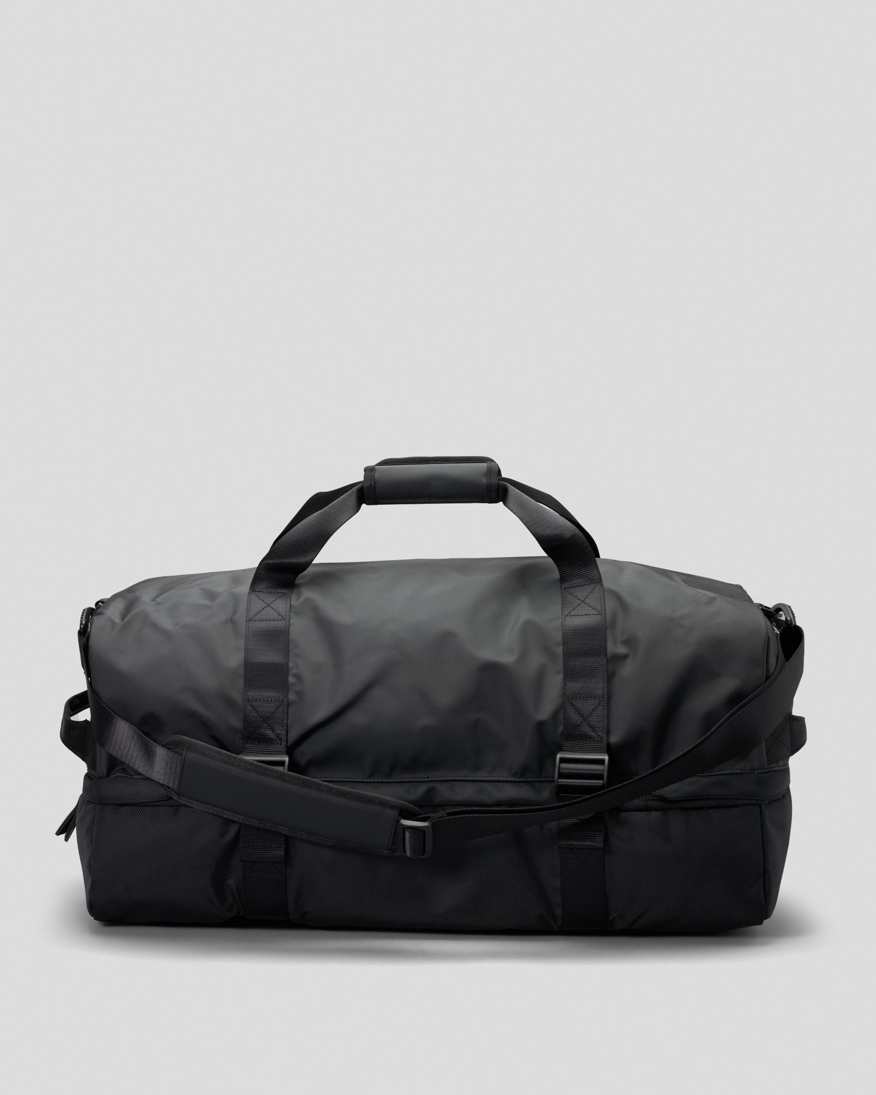 Shop Brixton Commuter Weekender Duffle Bag In Black - Fast Shipping ...