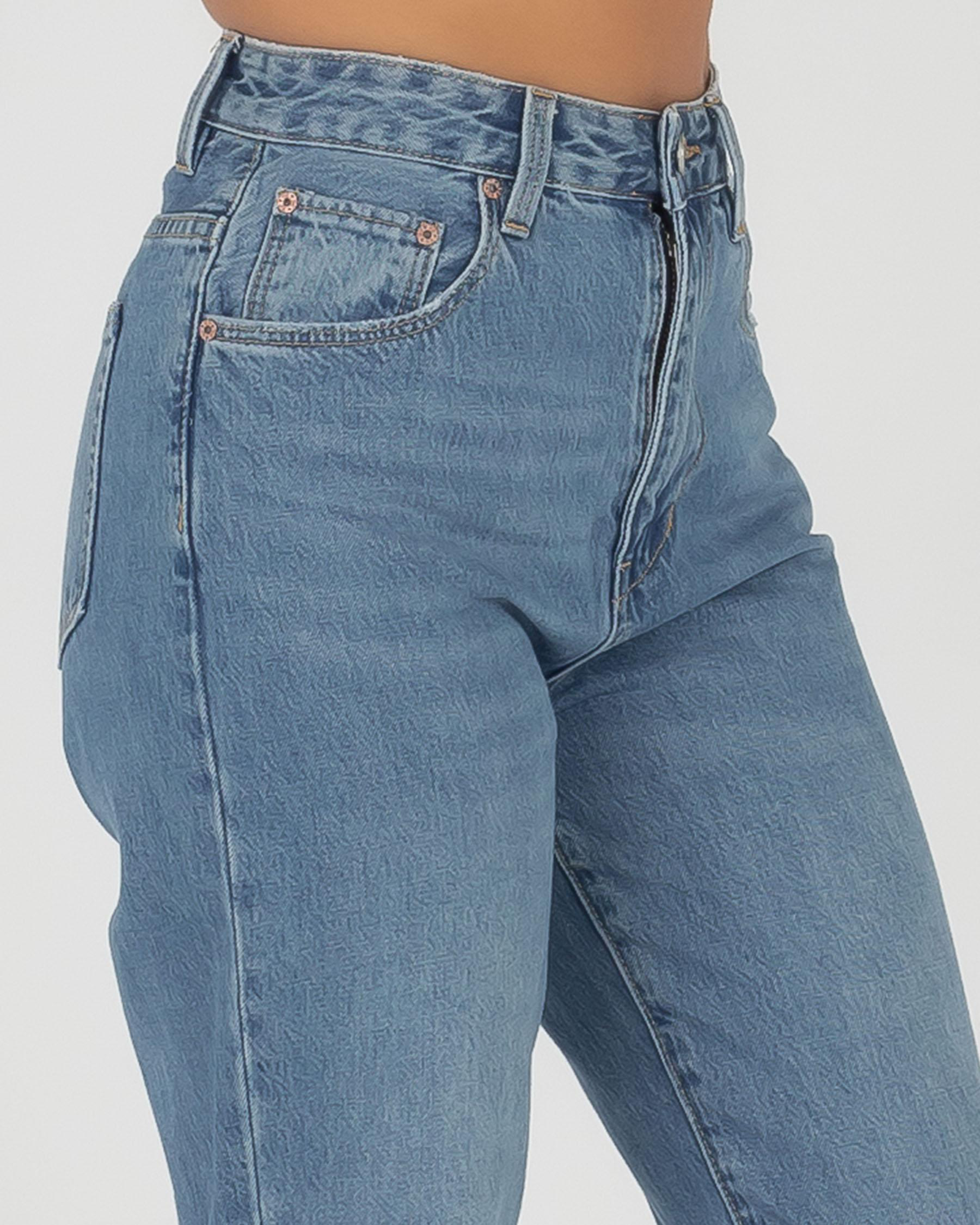 Shop Ziggy Denim Meet My Mum Jeans In Whitney Blues - Fast Shipping ...