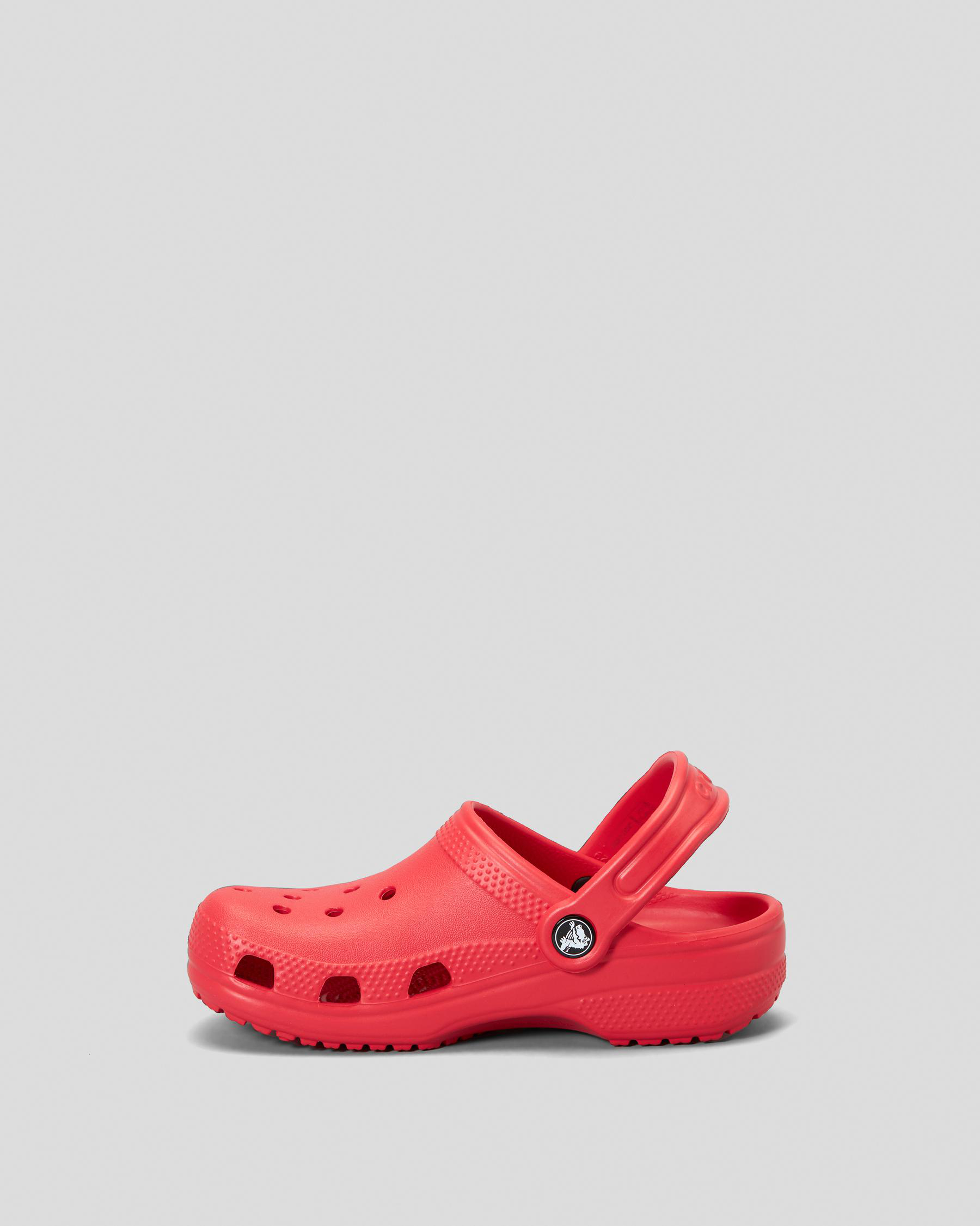Shop Crocs Kids' Classic Clogs In Varsity Red - Fast Shipping & Easy ...