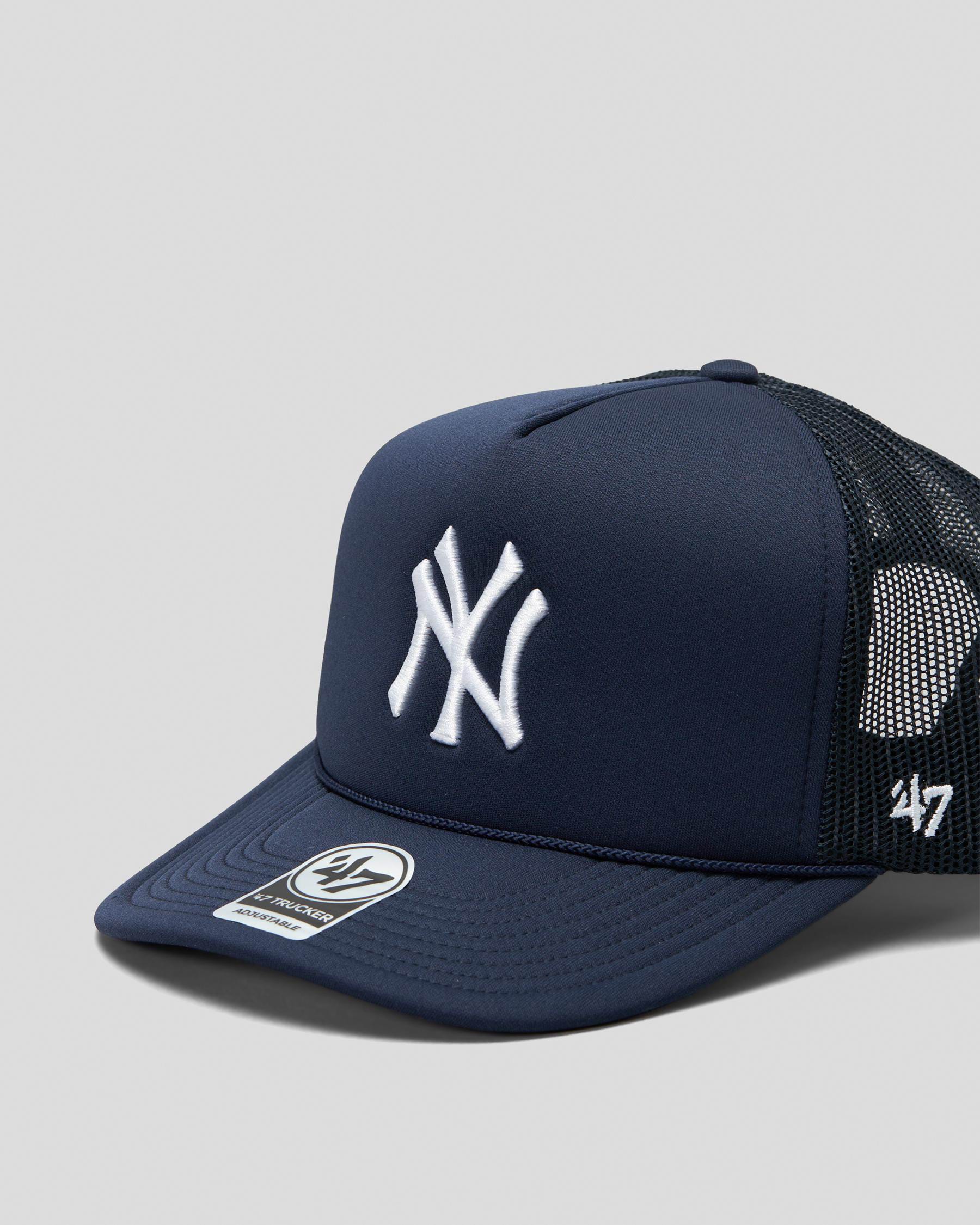 New York Yankees Baseball Foam Front - Mesh Back - Snap Back Trucker Hat