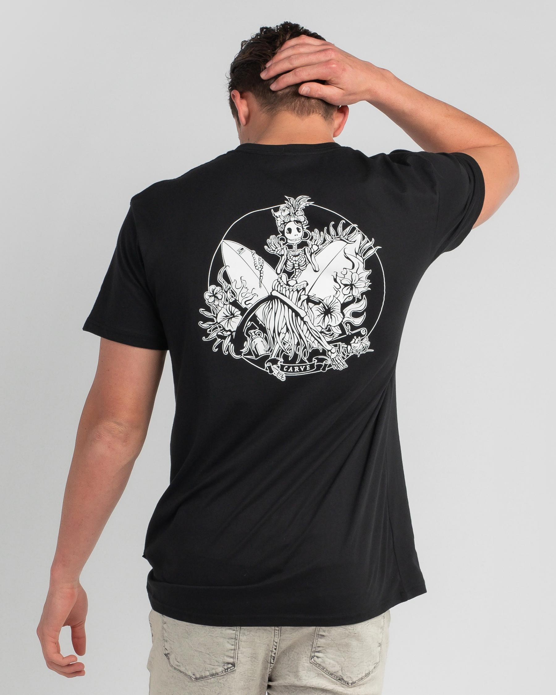 Shop Carve Visionaries Of The Sea T-shirt In Black - Fast Shipping 