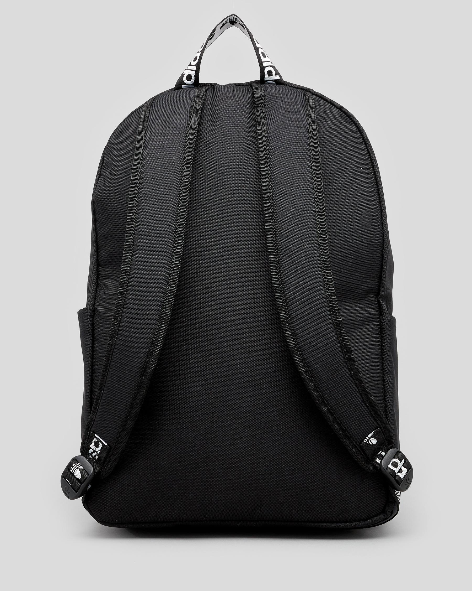 Shop adidas Adicolor Backpack In Black / White - Fast Shipping & Easy ...