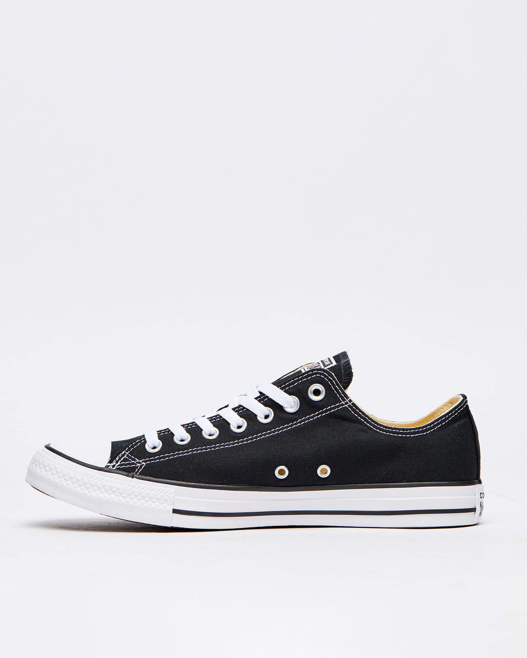 Shop Converse Chuck Taylor All Star Lo-Cut Shoes In Black/white - Fast ...
