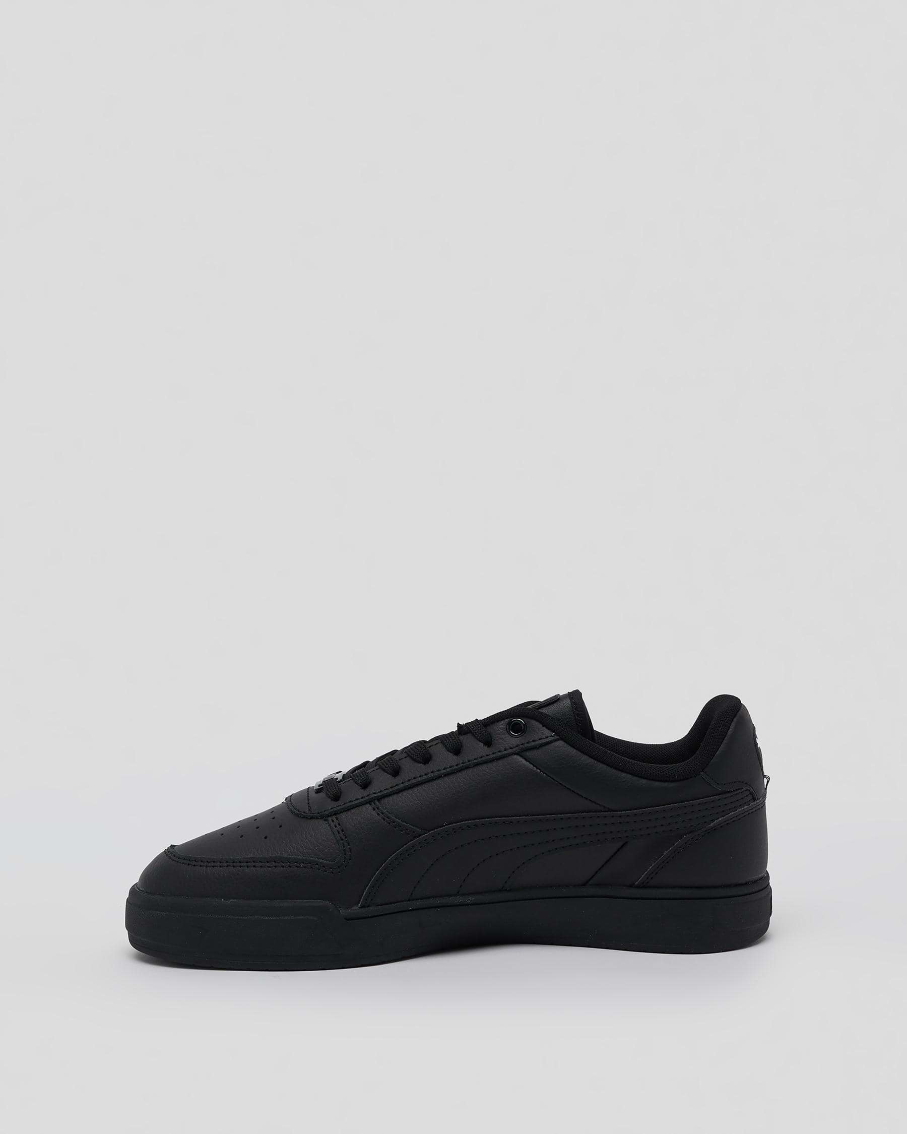 Shop Puma Womens Caven Dime Shoes In Black/black/silver - Fast Shipping ...