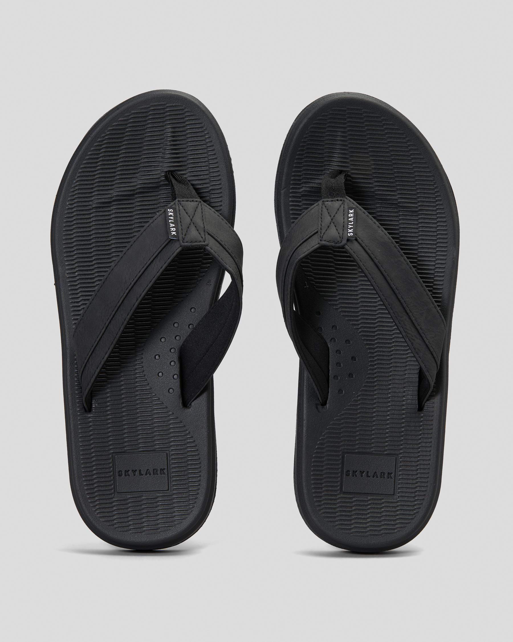 Shop Skylark Ripple Sandals In Black - Fast Shipping & Easy Returns ...