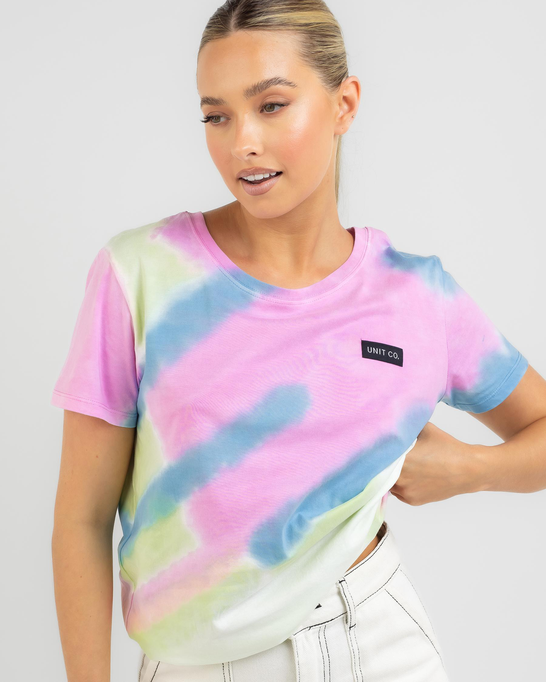 Shop Unit Womens Hypno T-Shirt In Tie Dye - Fast Shipping & Easy ...