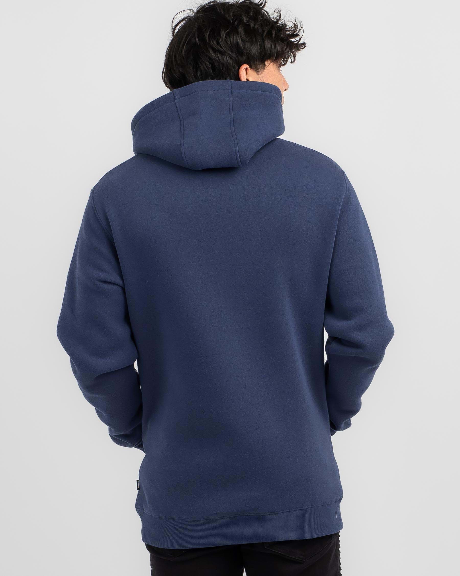 Shop Rip Curl Stapler Hoodie In Washed Navy - Fast Shipping & Easy ...