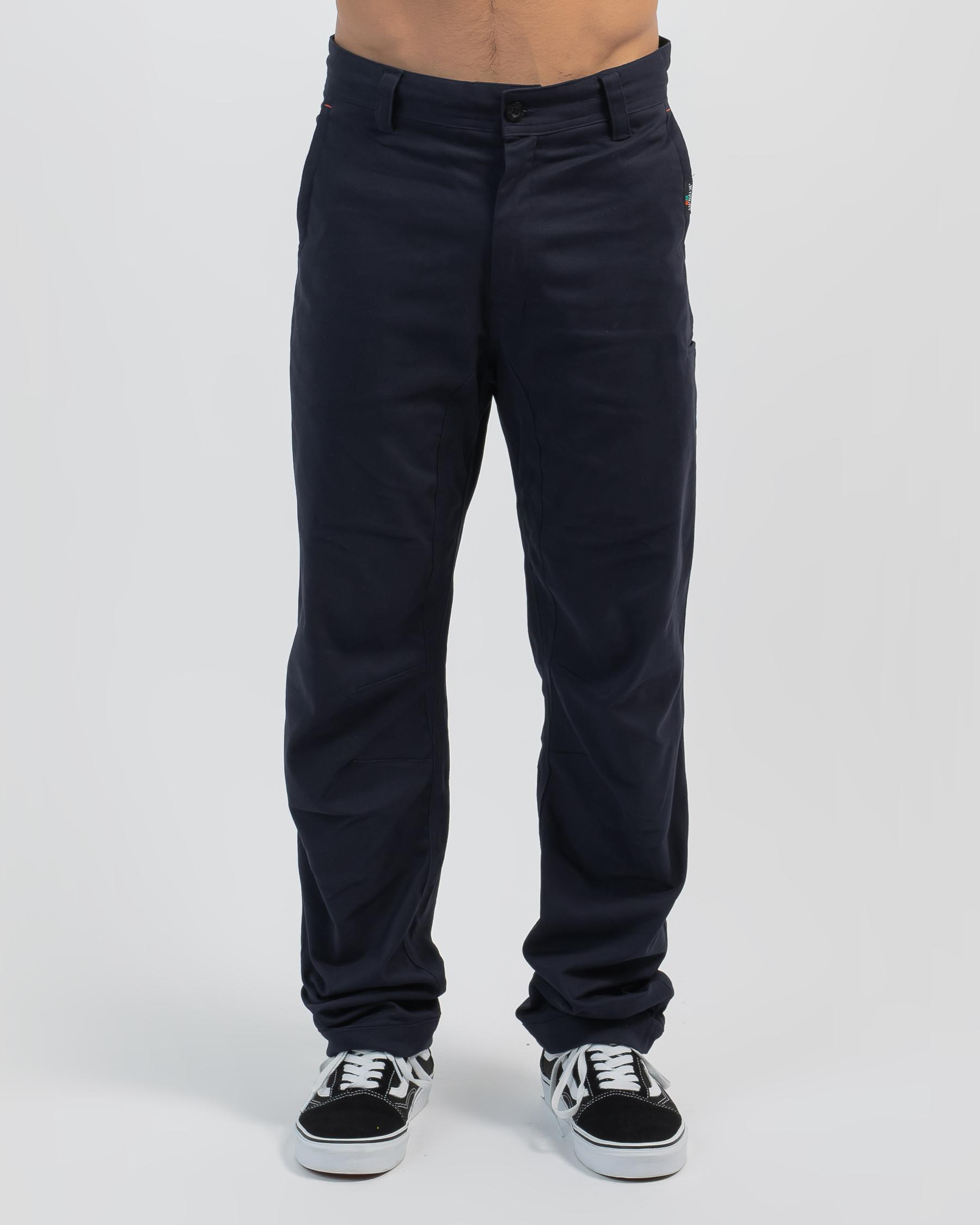 Shop Jetpilot 5 Day Chino Pants In Navy - Fast Shipping & Easy Returns ...