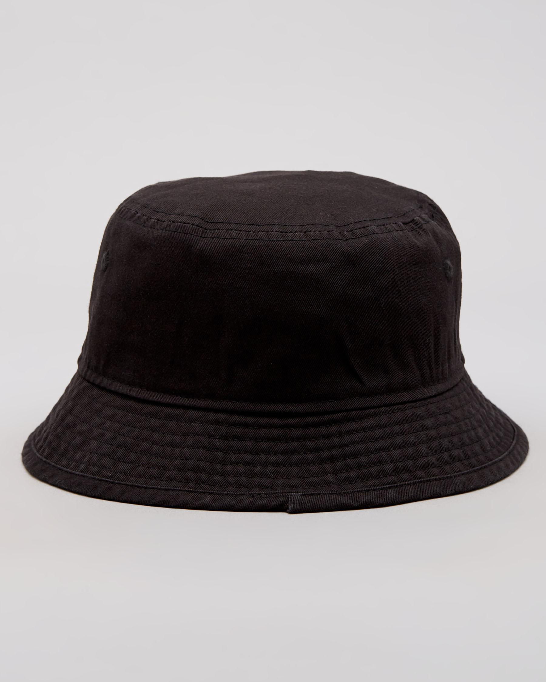 Shop New Era Las Vegas Raiders Washed Bucket Hat In Black - Fast ...