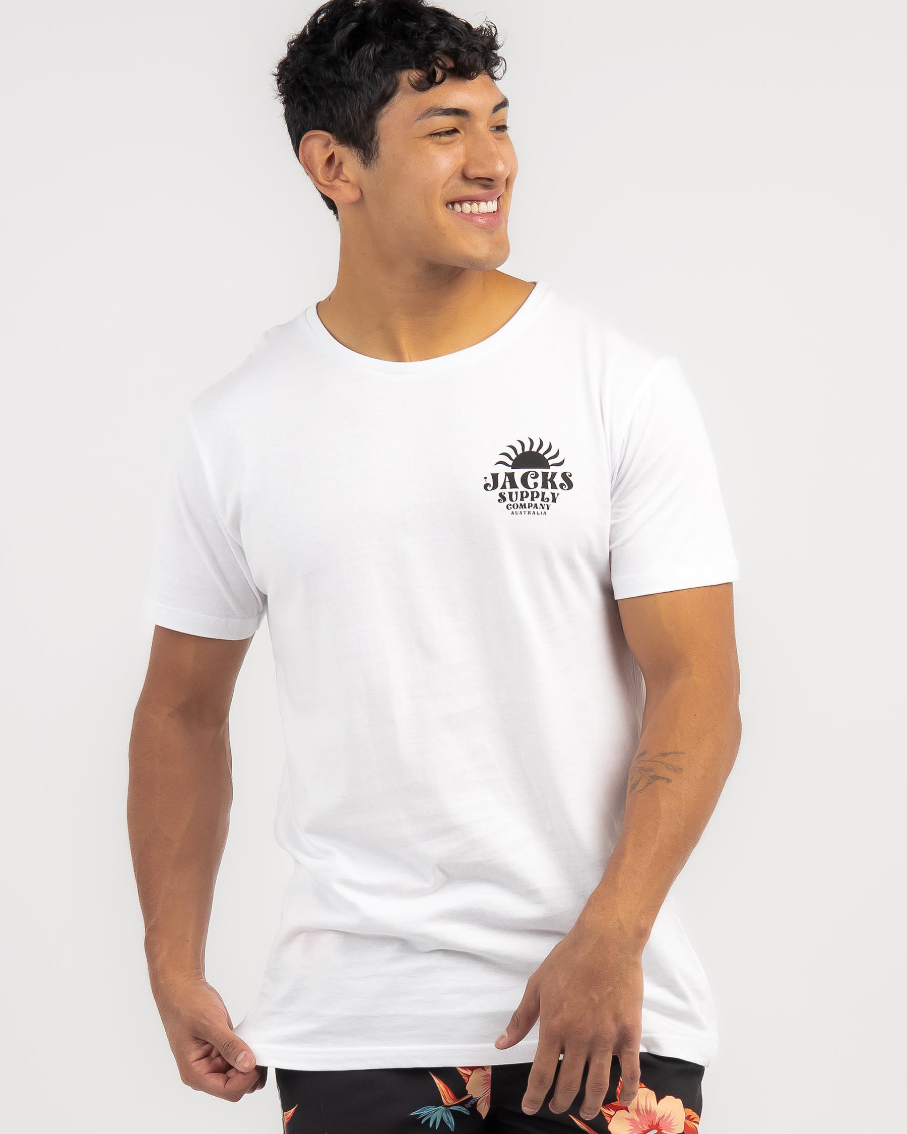 Shop Jacks EOS T-Shirt In White - Fast Shipping & Easy Returns - City ...