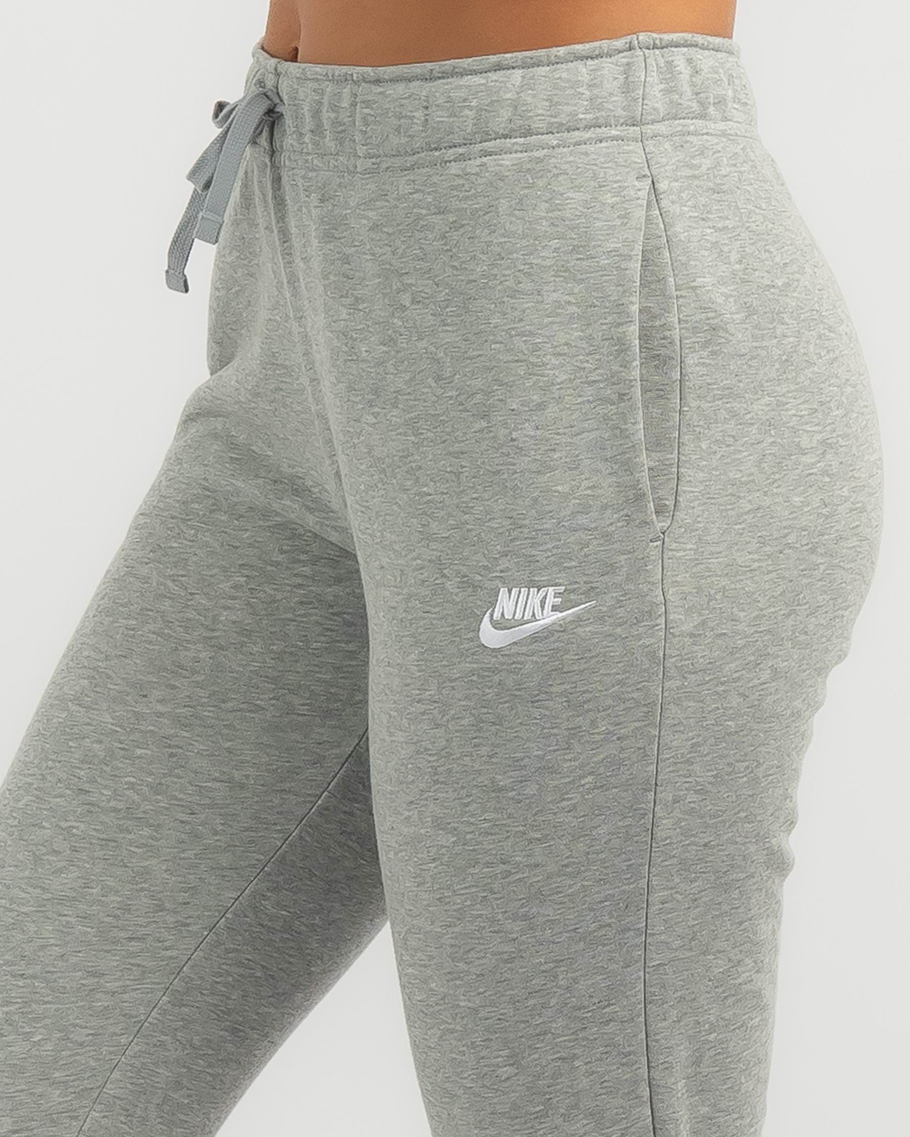 Nike Club Track Pants In Dk Grey Heather/white - Fast Shipping & Easy ...