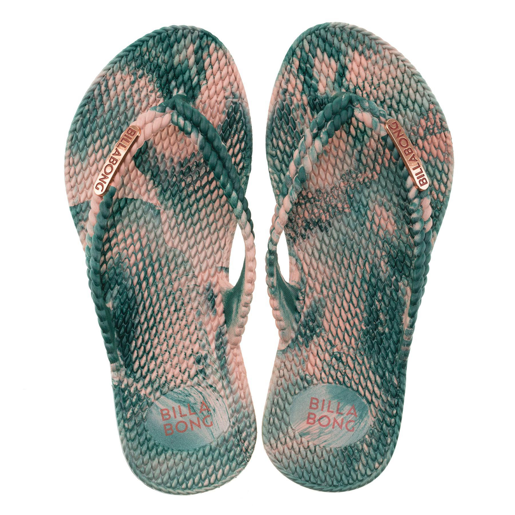 Billabong Girls Kicks Marble Thongs In Ash Rose Fast Shipping And Easy Returns City Beach 