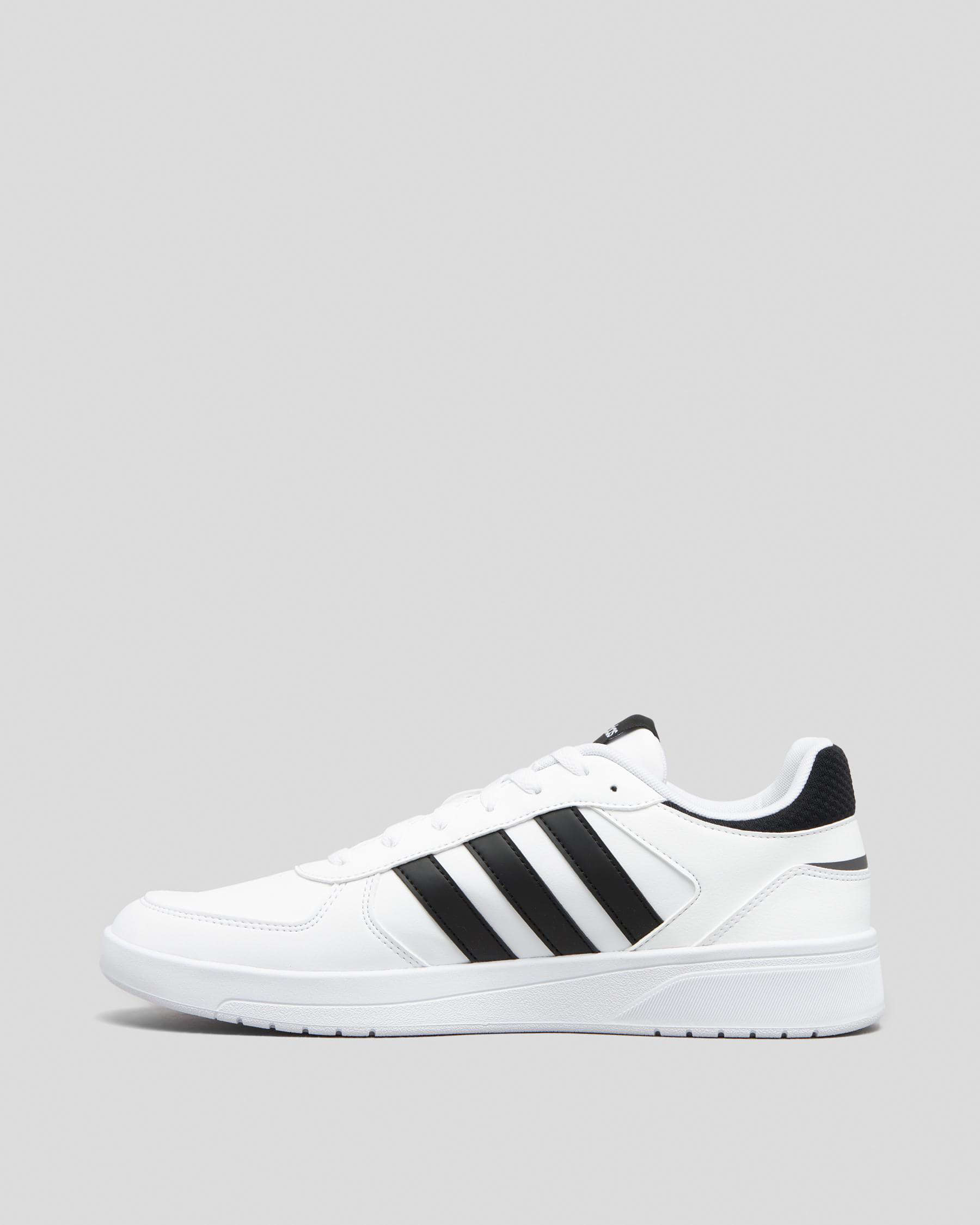 Shop adidas Courtbeat Shoes In Ftwr White/core Black/grey Five - Fast ...