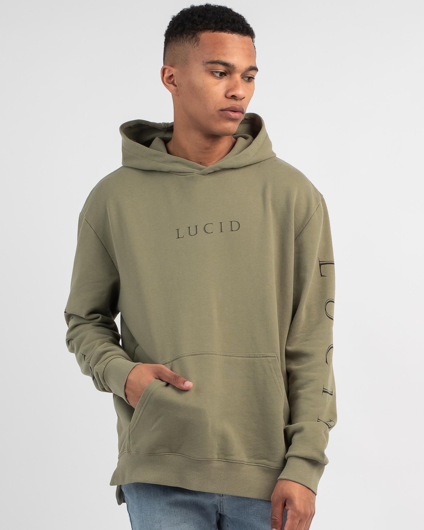 Shop Lucid Intercept Hoodie In Olive - Fast Shipping & Easy Returns ...