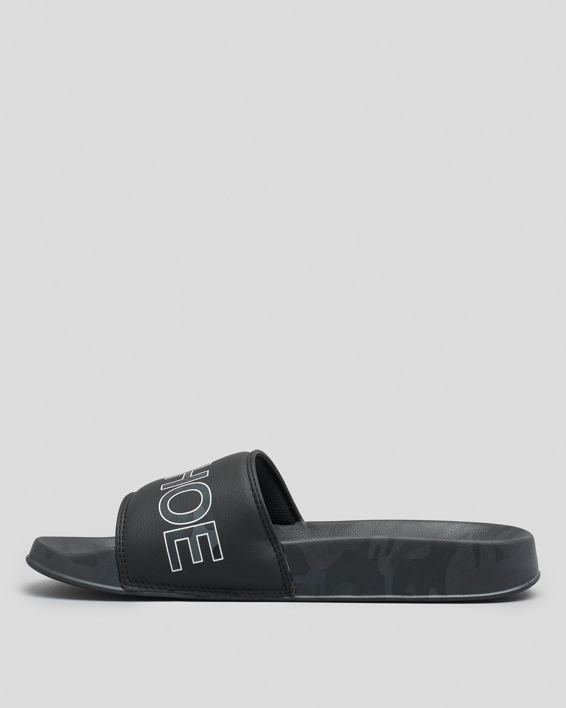 Shop DC Shoes DC Slides In Black/camo - Fast Shipping & Easy Returns ...