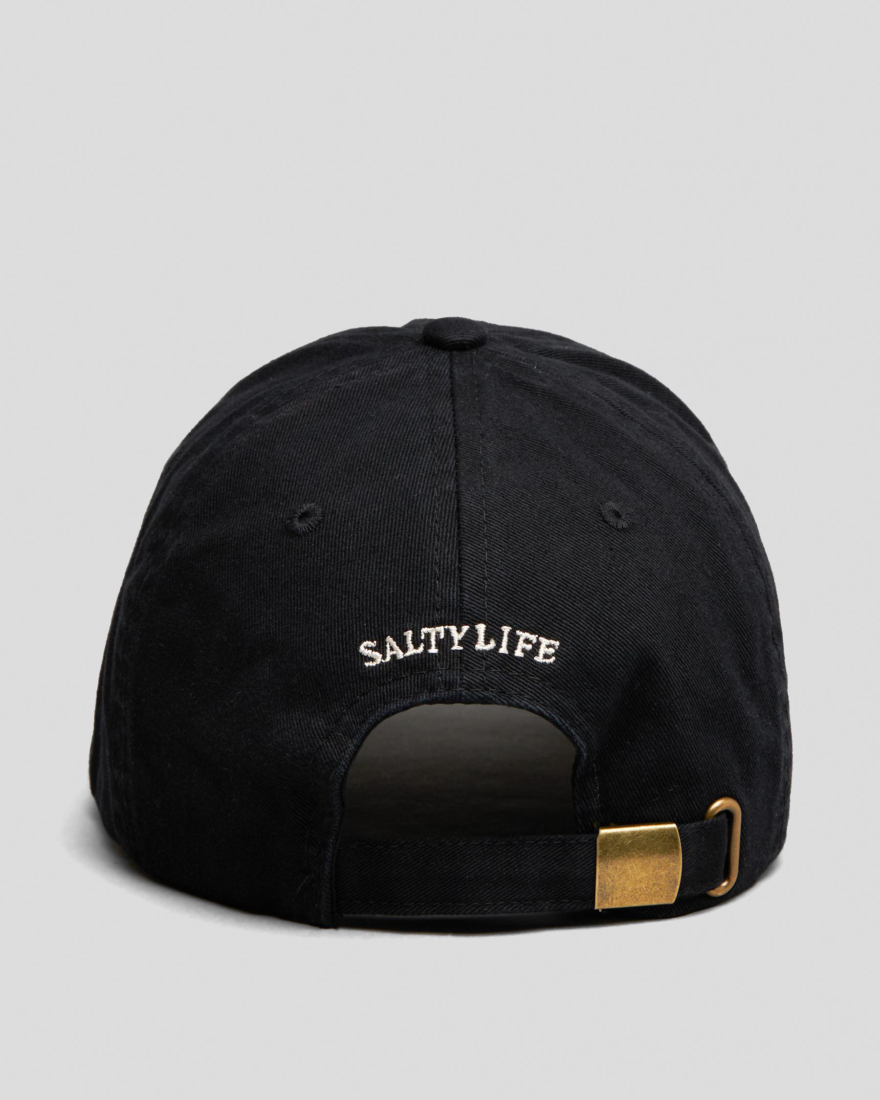 Shop Salty Life Dorsal Relaxed Fit Cap In Black - Fast Shipping & Easy ...
