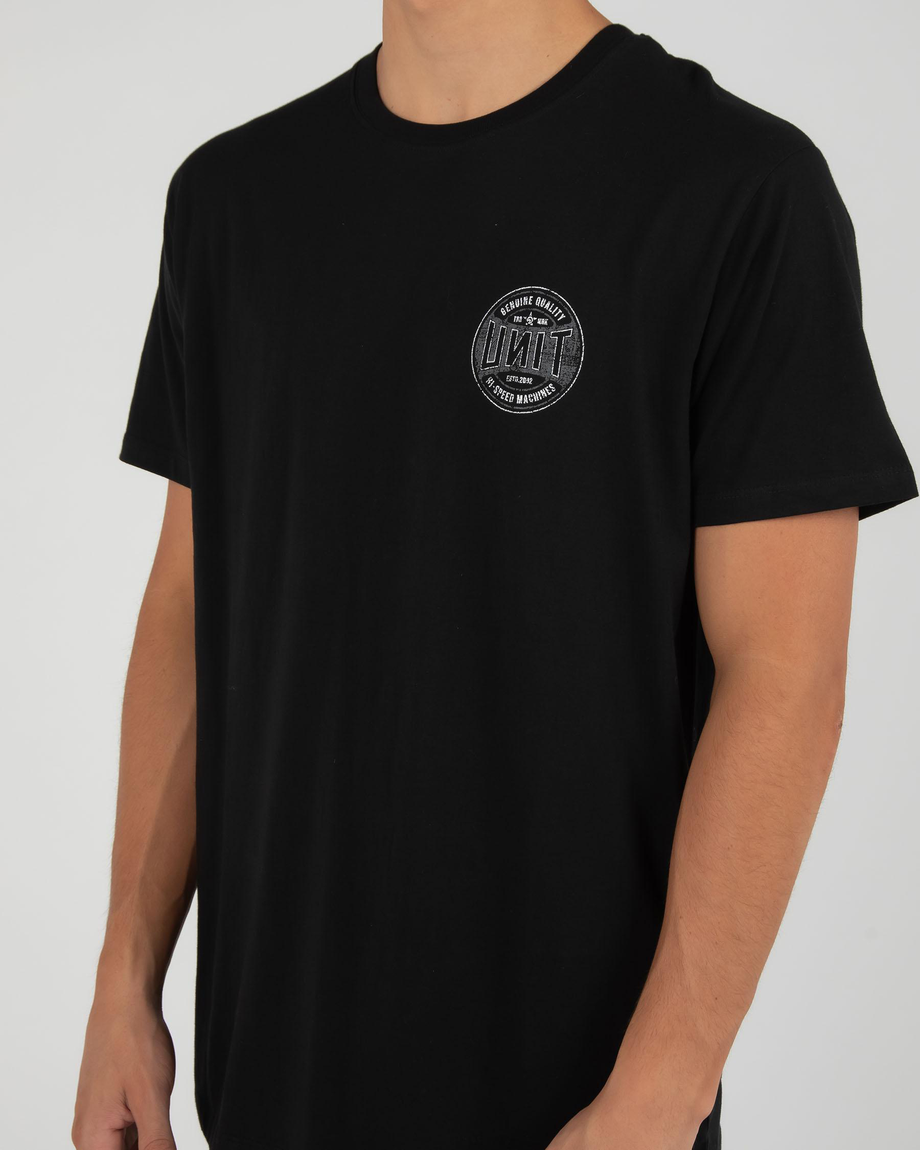 Unit Banish T-Shirt In Black - Fast Shipping & Easy Returns - City ...