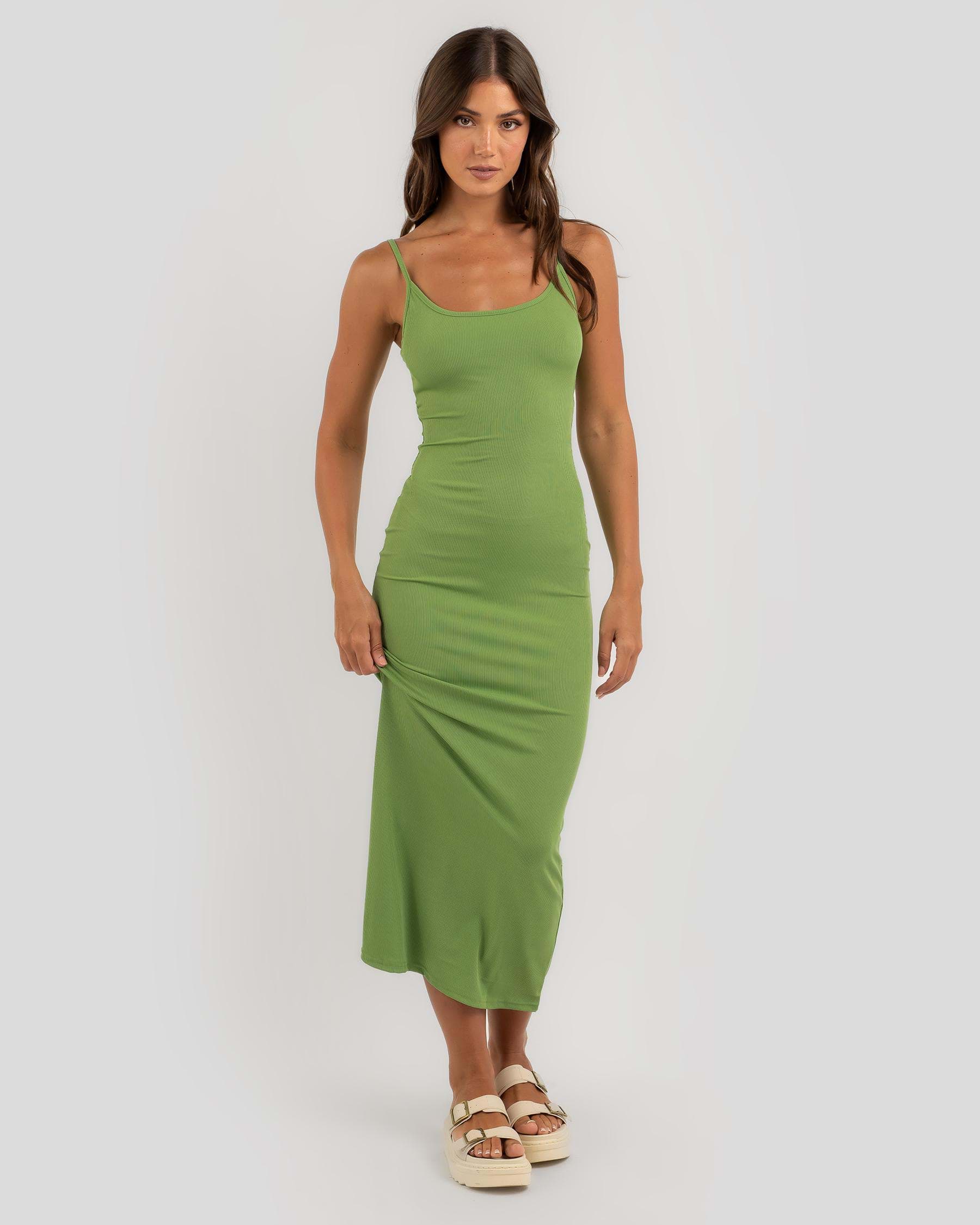 Shop Luvalot Lily Maxi Dress In Green - Fast Shipping & Easy Returns ...