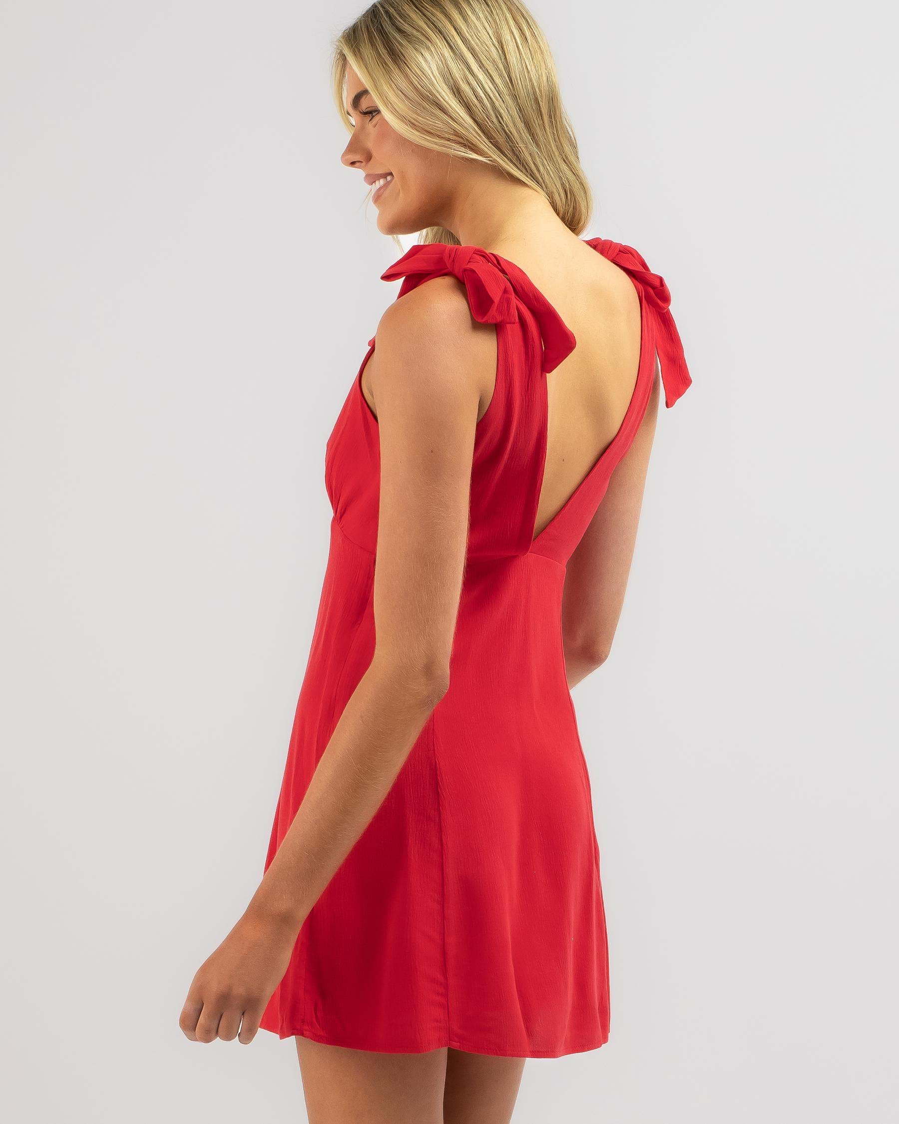 Shop Mooloola Jewel Dress In Red - Fast Shipping & Easy Returns - City ...