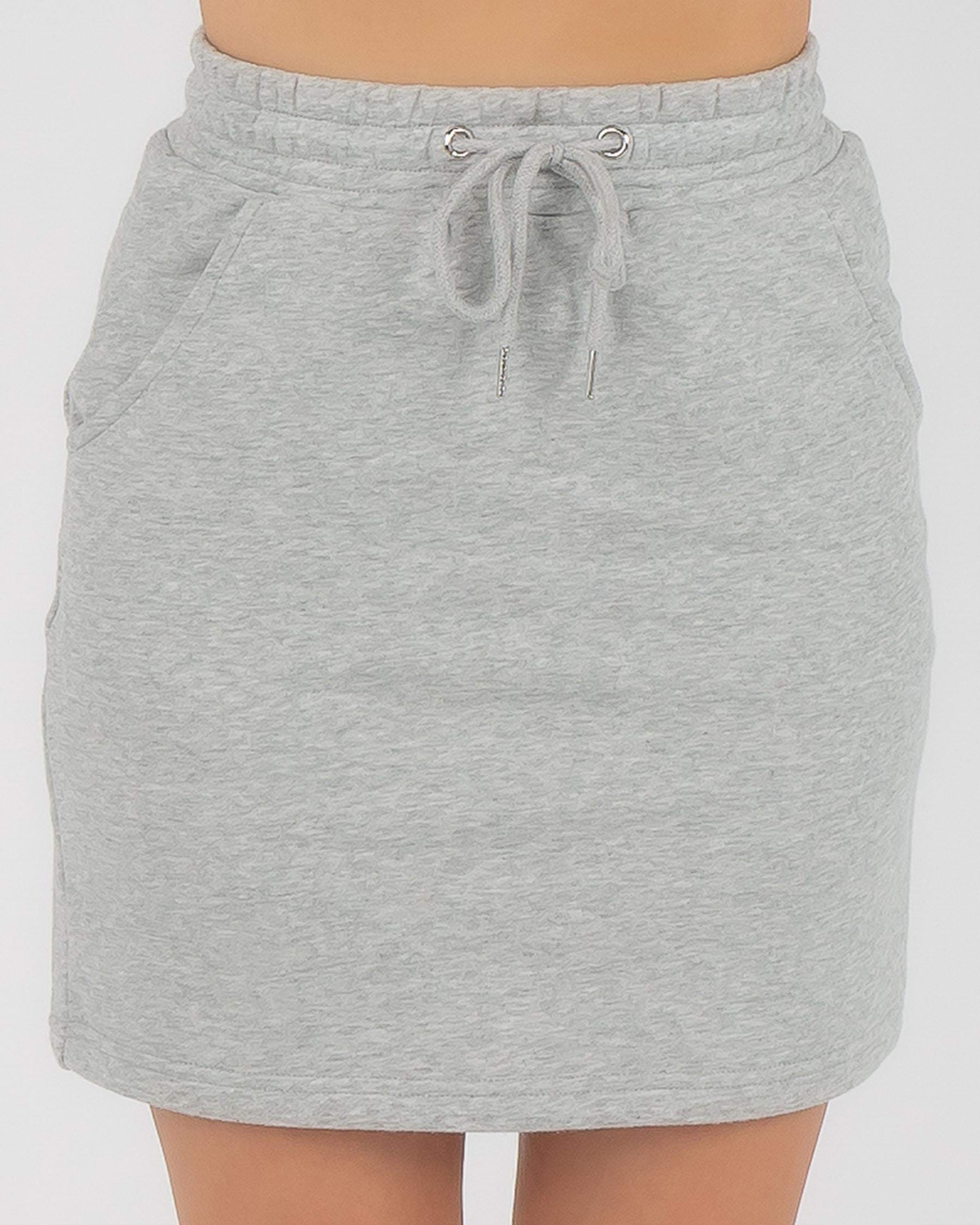 Shop Ava And Ever Isabelle Skirt In Grey Marle - Fast Shipping & Easy ...