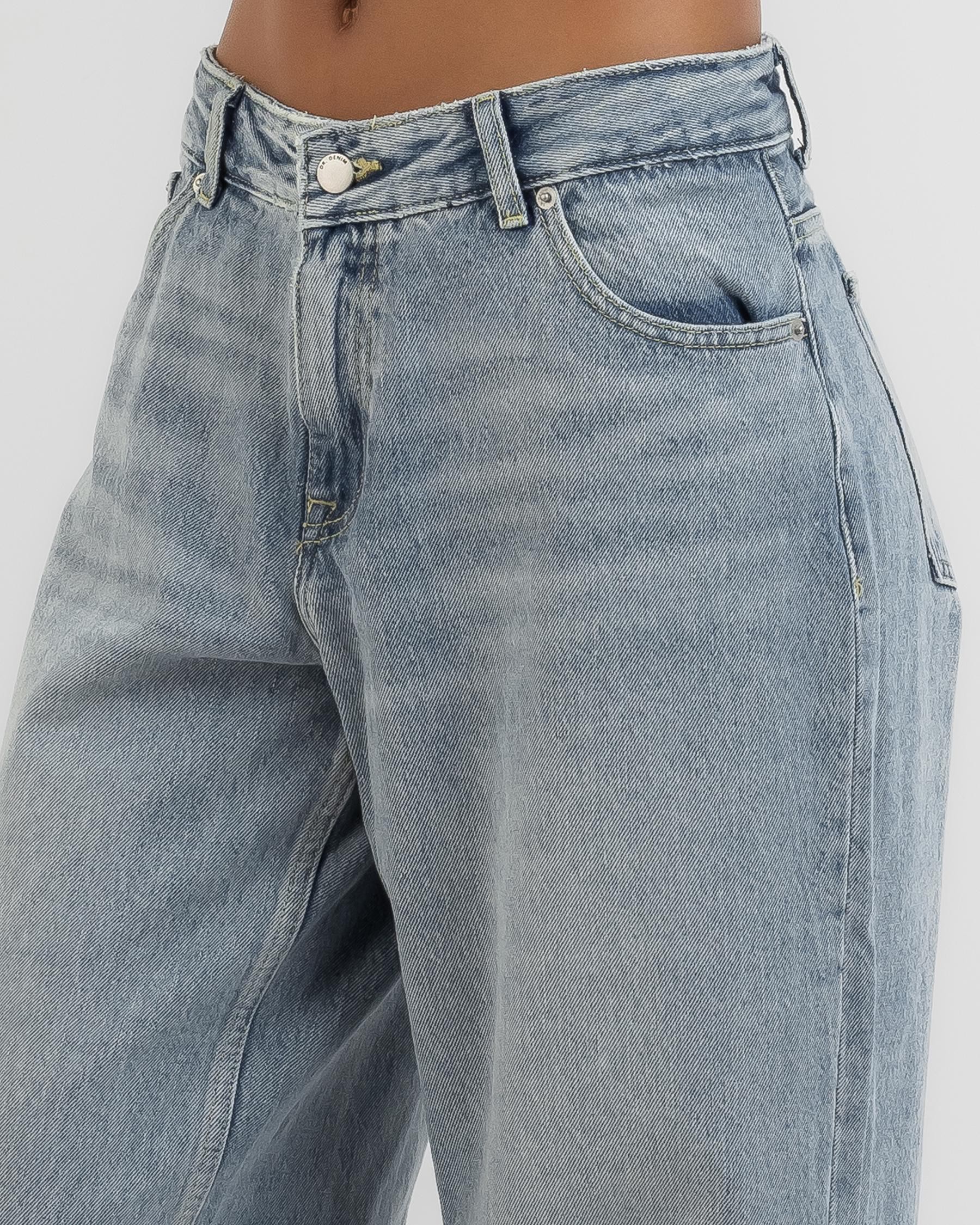 Shop Dr Denim Hill Jeans In Drift Light Blue - Fast Shipping & Easy ...