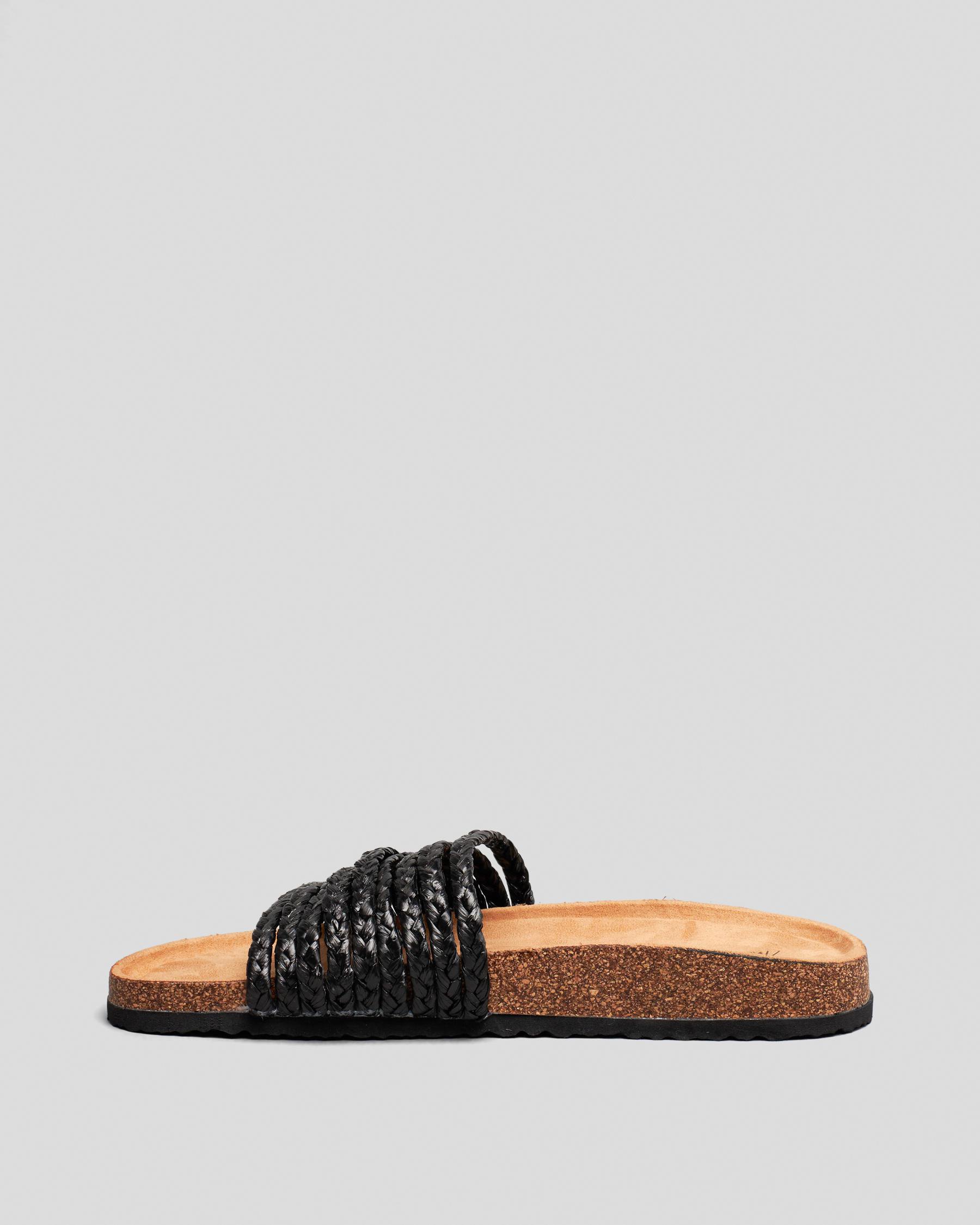 Shop Ava And Ever Rome Sandal In Black - Fast Shipping & Easy Returns ...