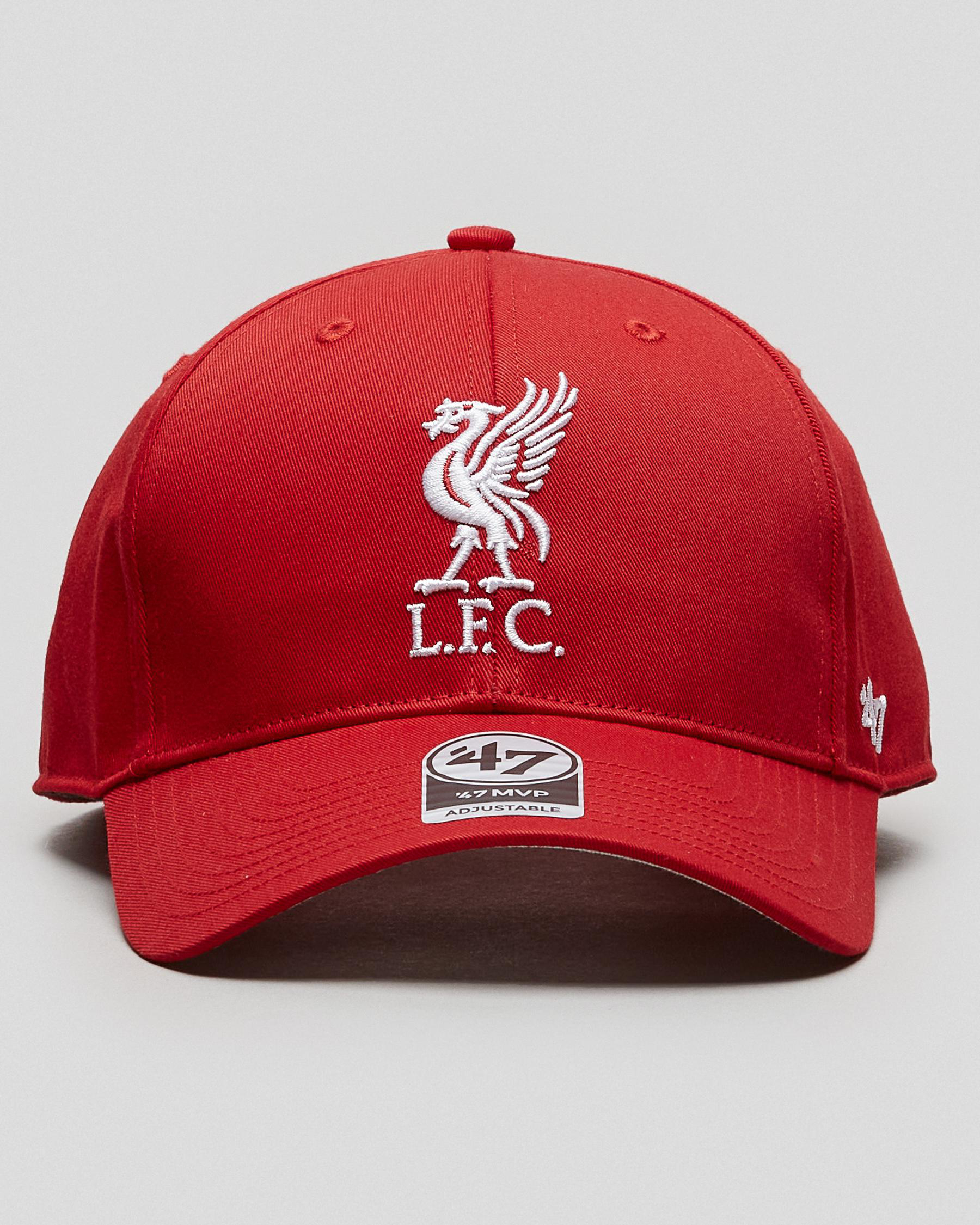 Forty Seven Liverpool FC Raised Basic 47 MVP Cap In Red - Fast Shipping ...