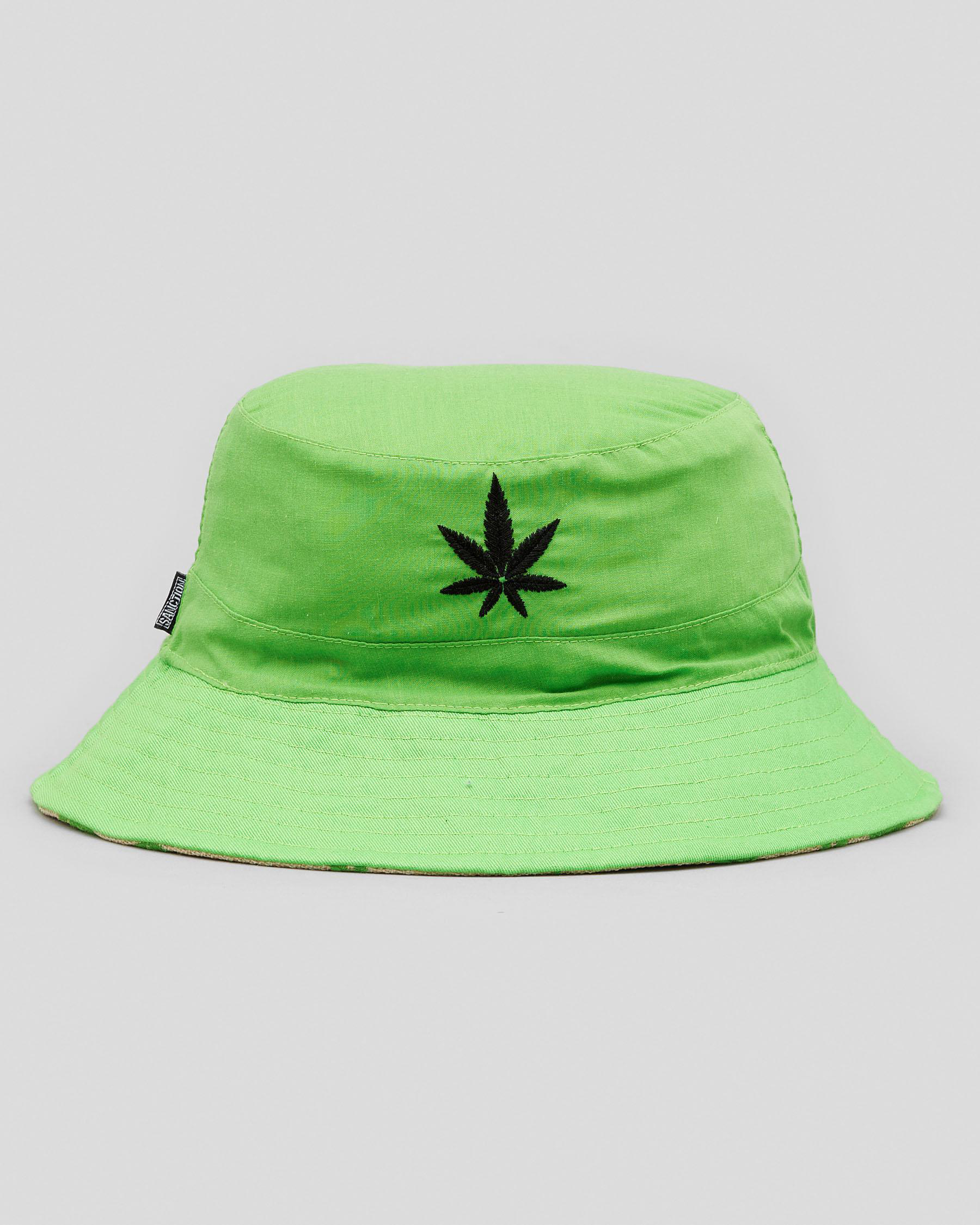 Shop Sanction Bud Time Bucket Hat In Green - Fast Shipping & Easy ...