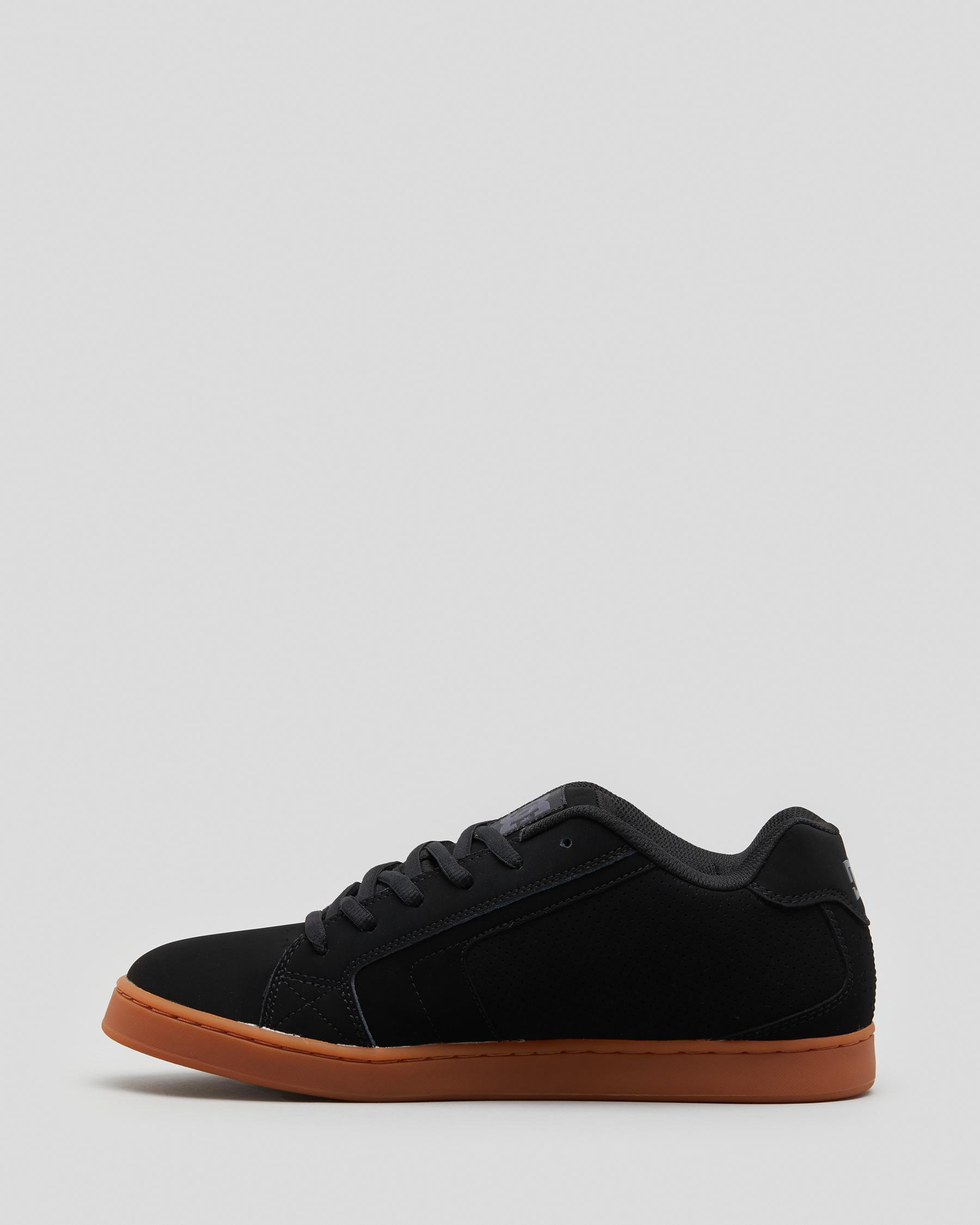 Shop DC Shoes Net Shoes In Black/gum - Fast Shipping & Easy Returns ...