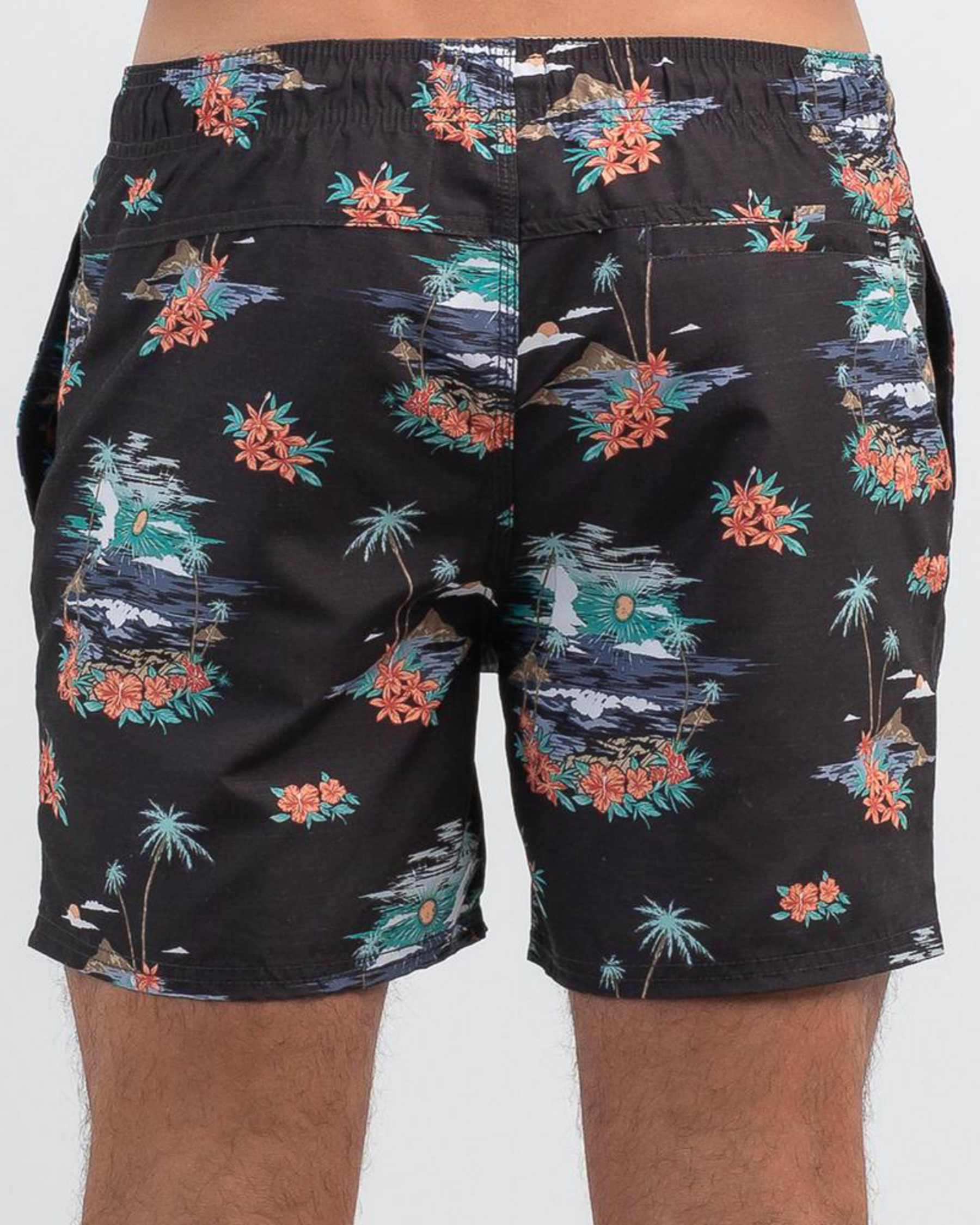 Shop Rip Curl Dreamers Volley Board Shorts In Black - Fast Shipping ...