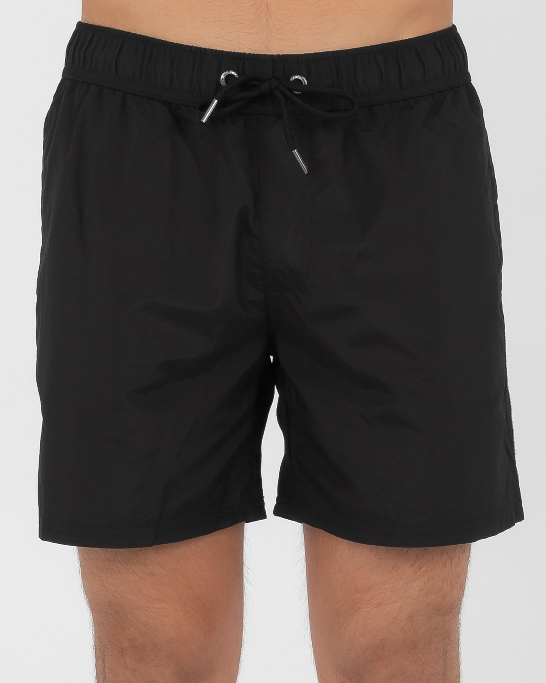 Shop Lucid Agent Mully Shorts In Black - Fast Shipping & Easy Returns ...