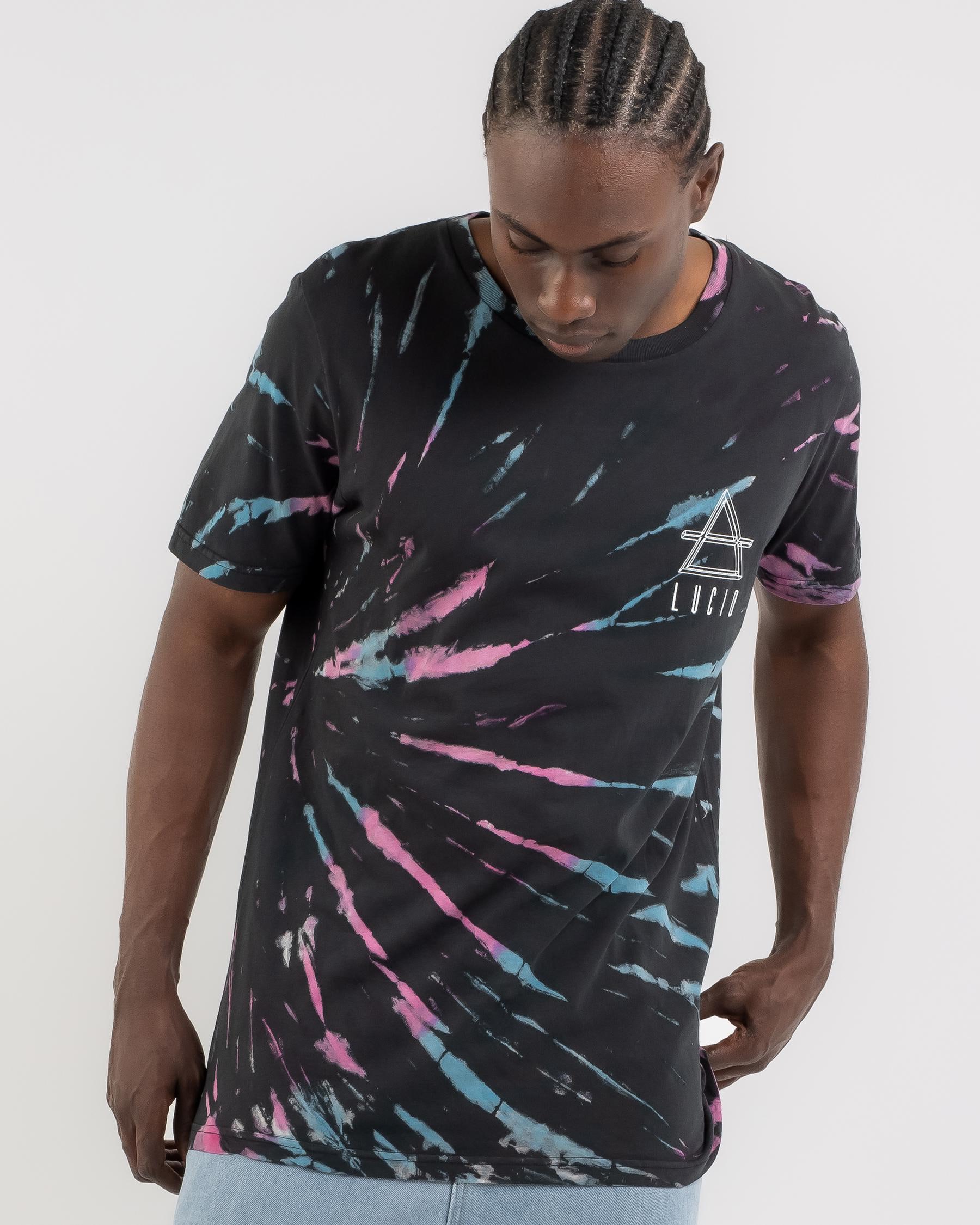 Shop Lucid Illuminated T-Shirt In Black/multi - Fast Shipping & Easy ...