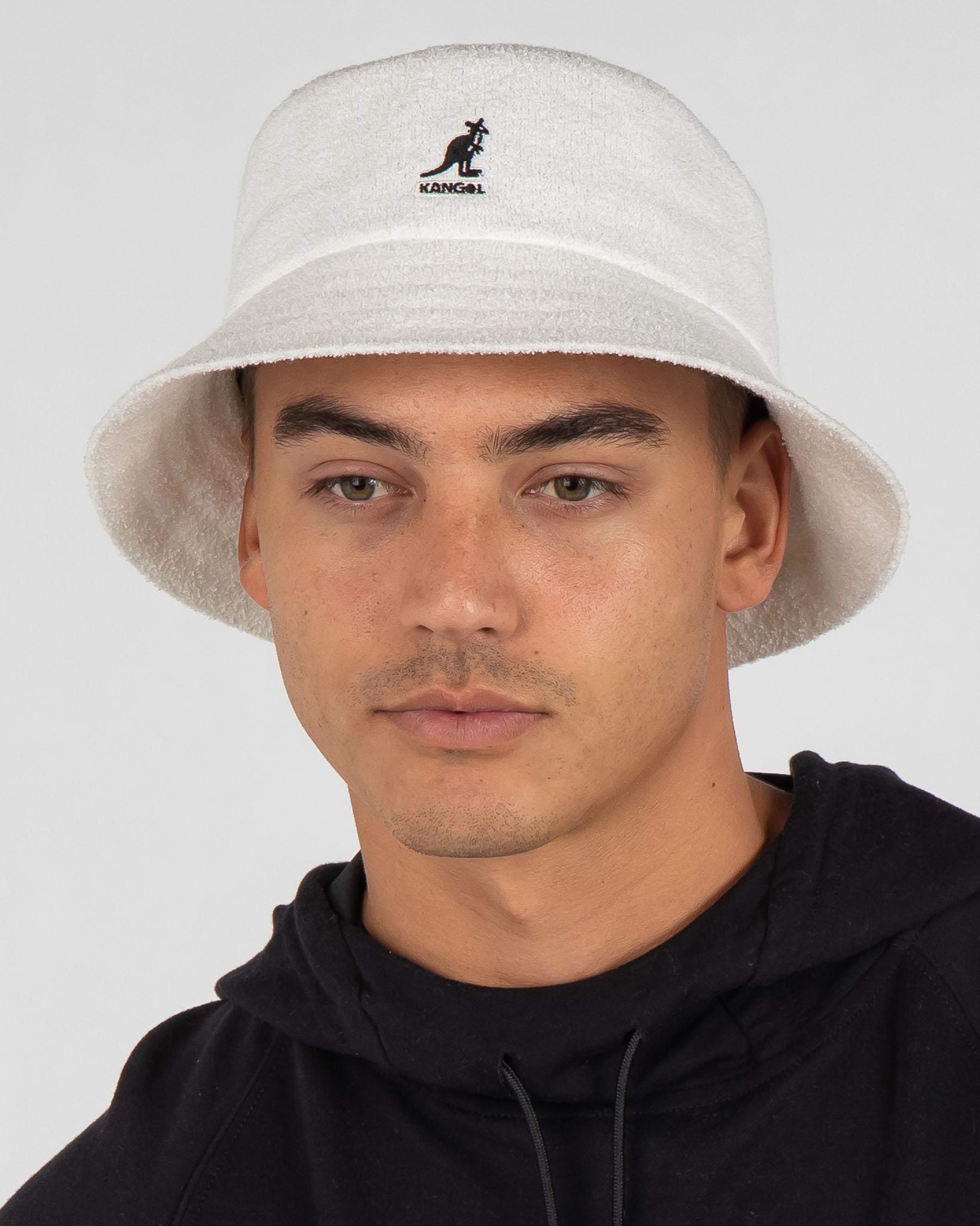 Shop Kangol Bermuda Bucket Hat In White - Fast Shipping & Easy Returns ...