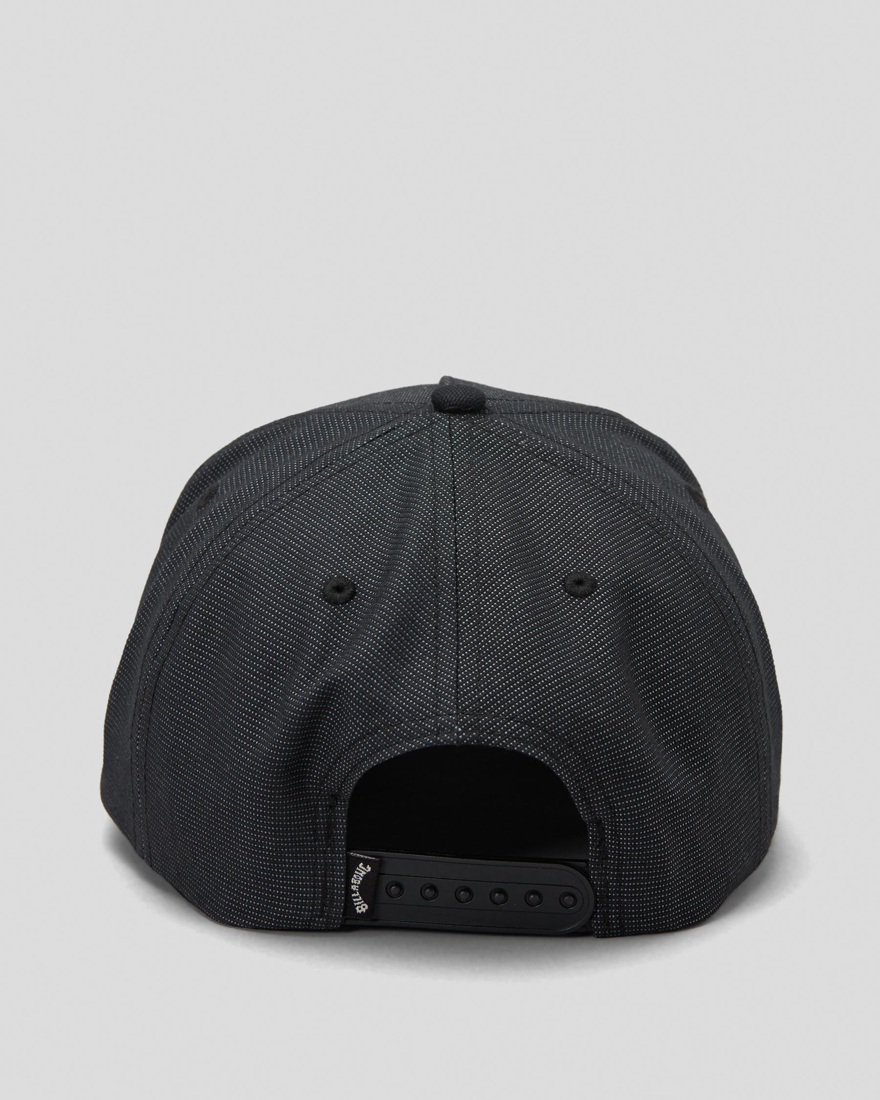 Shop Billabong Stacked Cap In Black Micro - Fast Shipping & Easy 