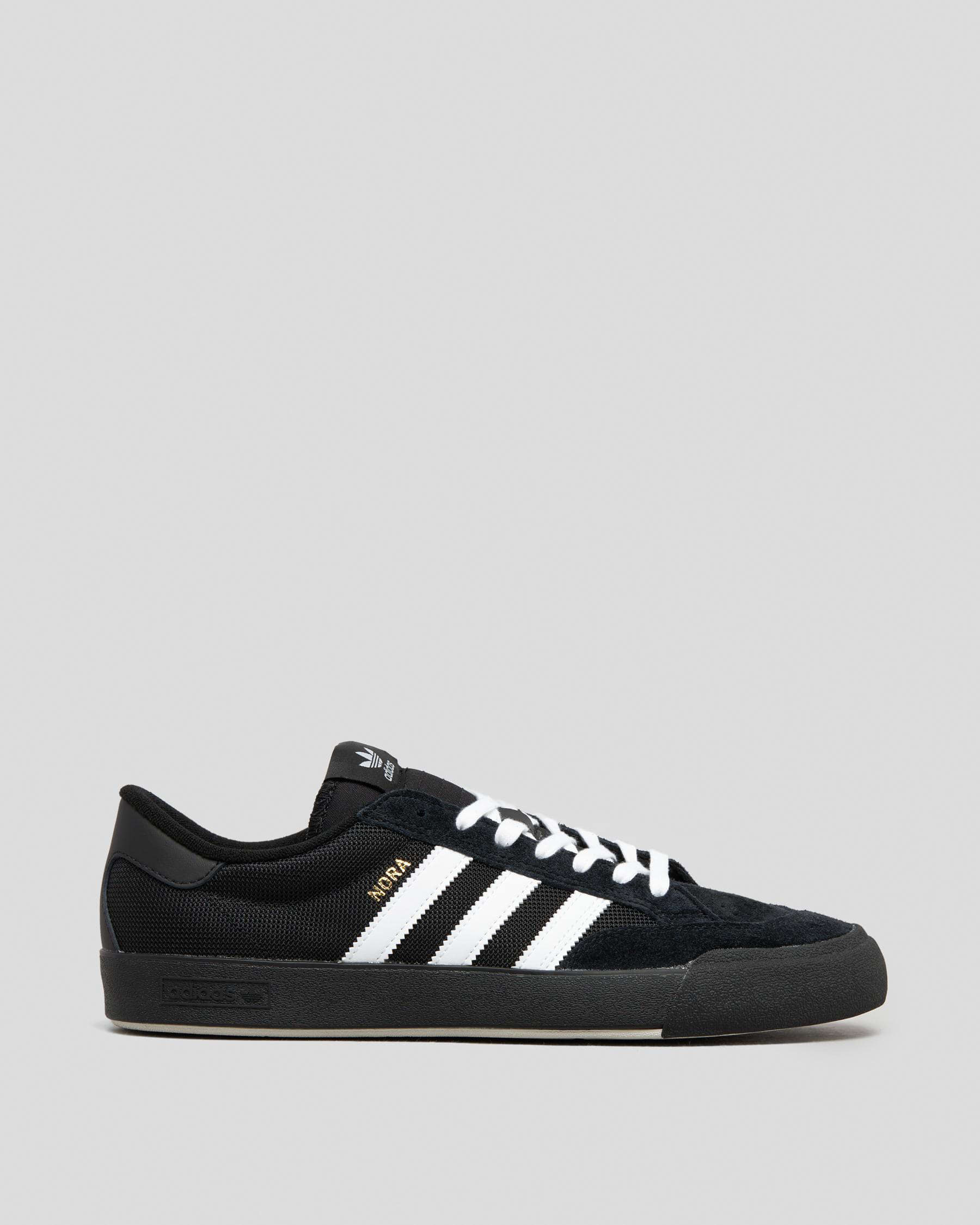 Adidas Nora Shoes In Cblack/ftwwhit/goldmt - Fast Shipping & Easy ...
