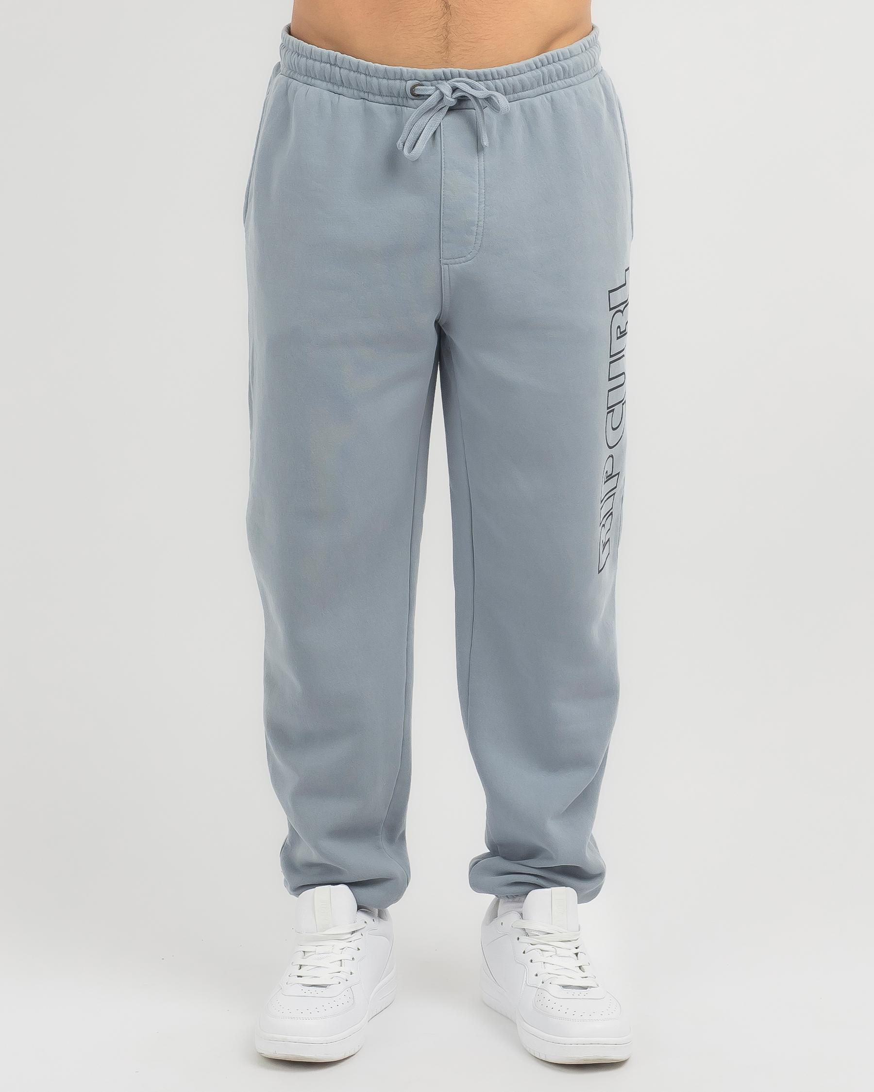 Rip Curl Surf Revival Track Pants In Dusty Blue - Fast Shipping & Easy ...