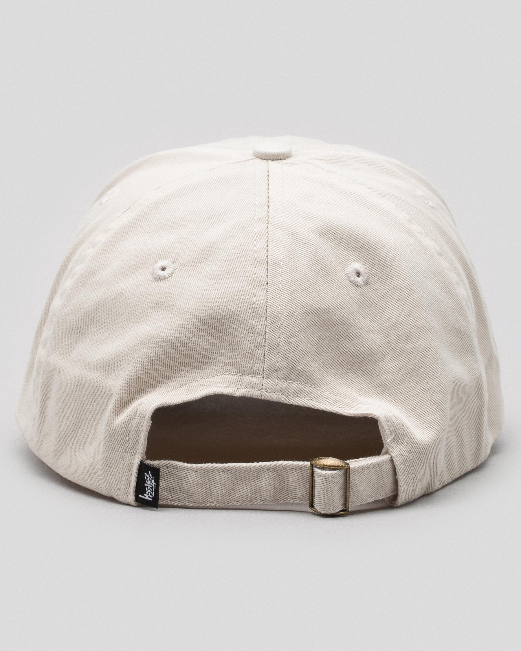 Shop Stussy Stock 8 Ball Low Pro Cap In White Sand - Fast Shipping ...